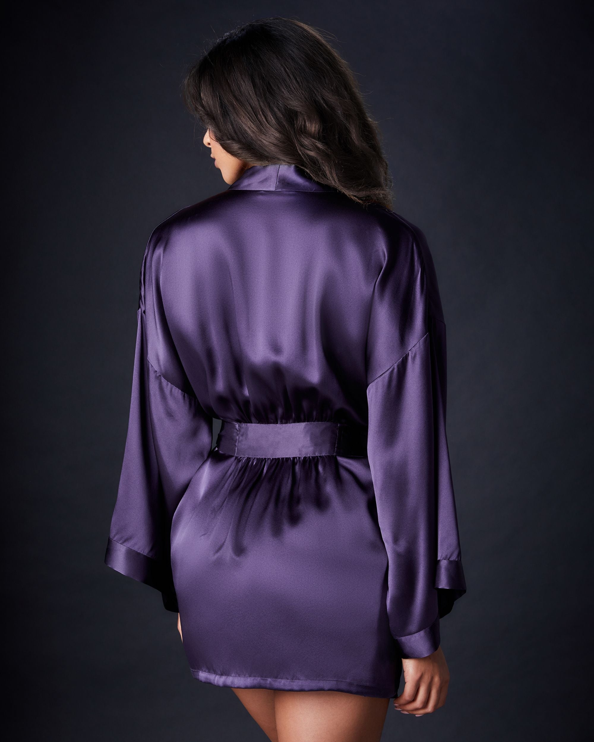 Journelle Celine Classic Robe in purple