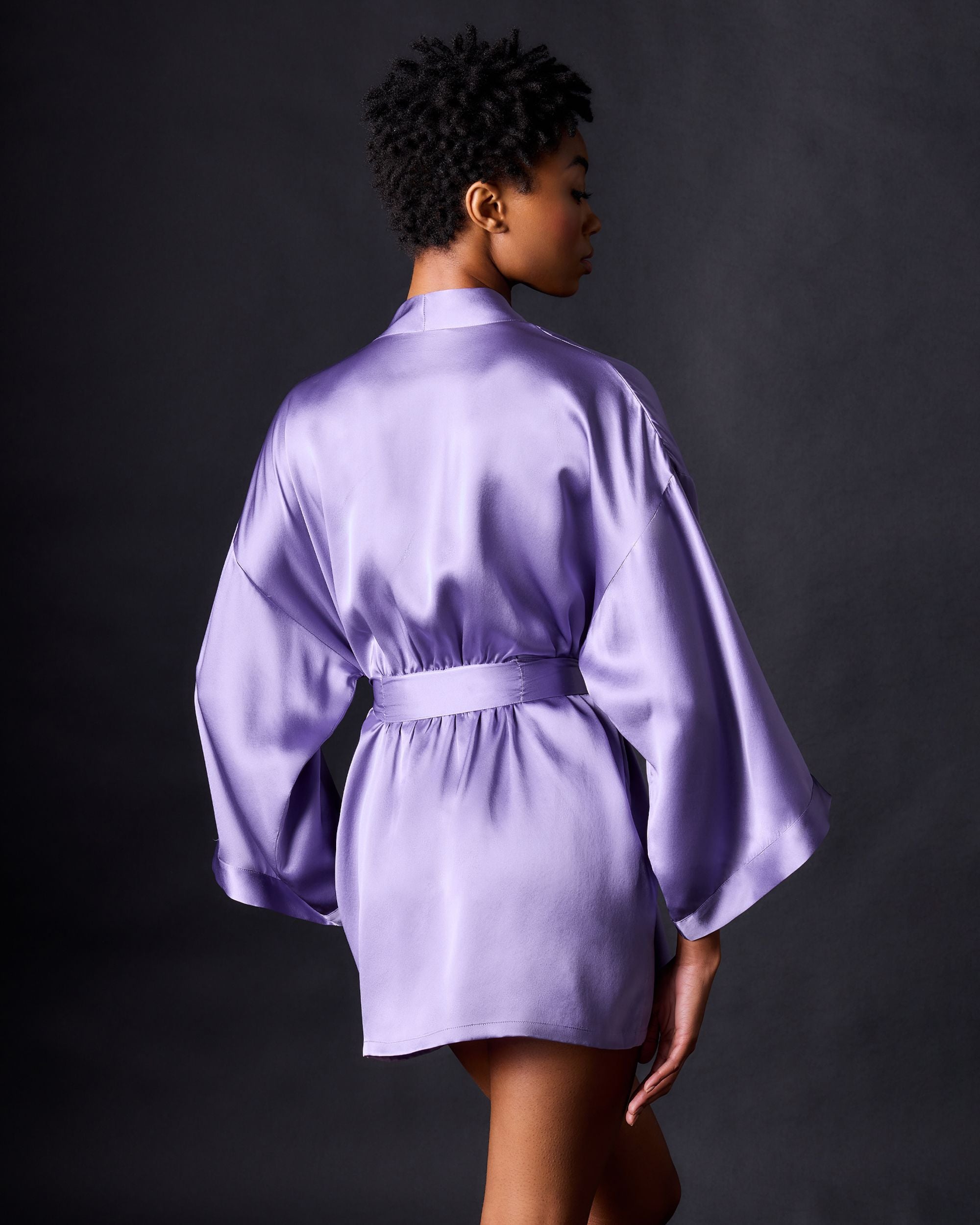 Journelle Celine Classic Robe in purple