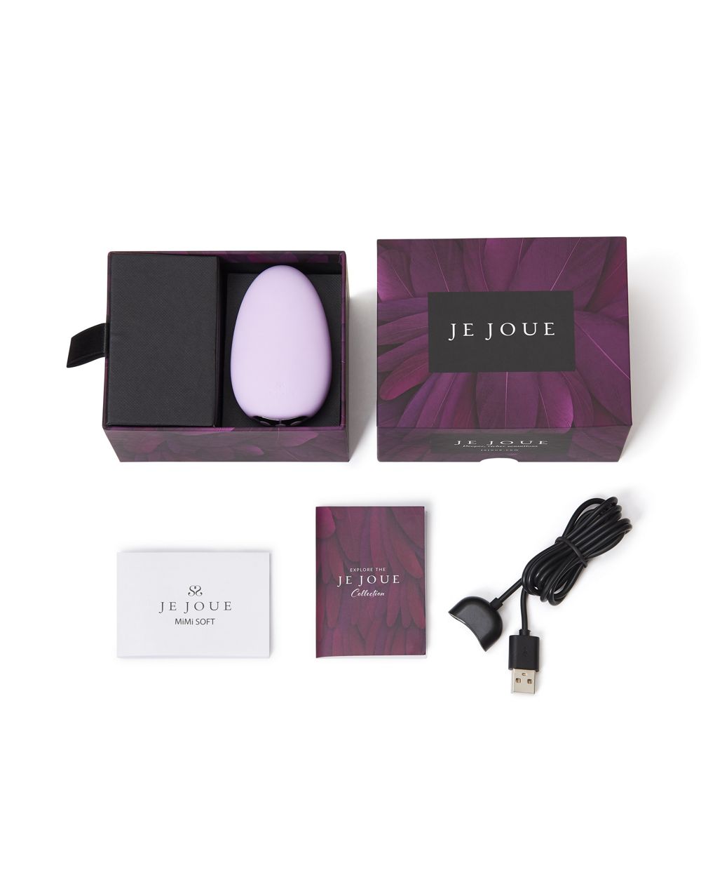 Je Joue Mimi Soft Clitoral Pebble Vibrator in purple