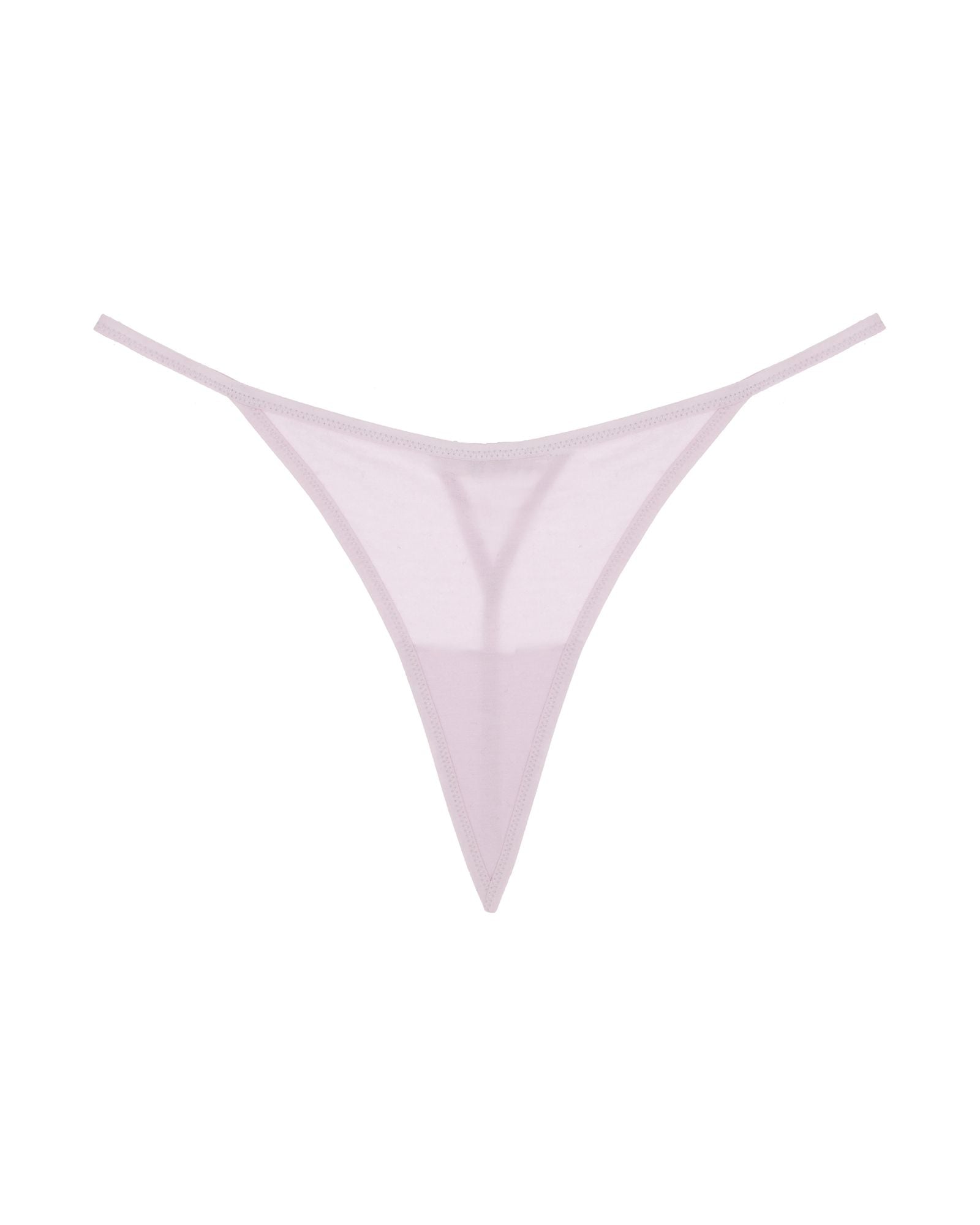 Skin Organic Pima Cotton Oriana G-String in purple