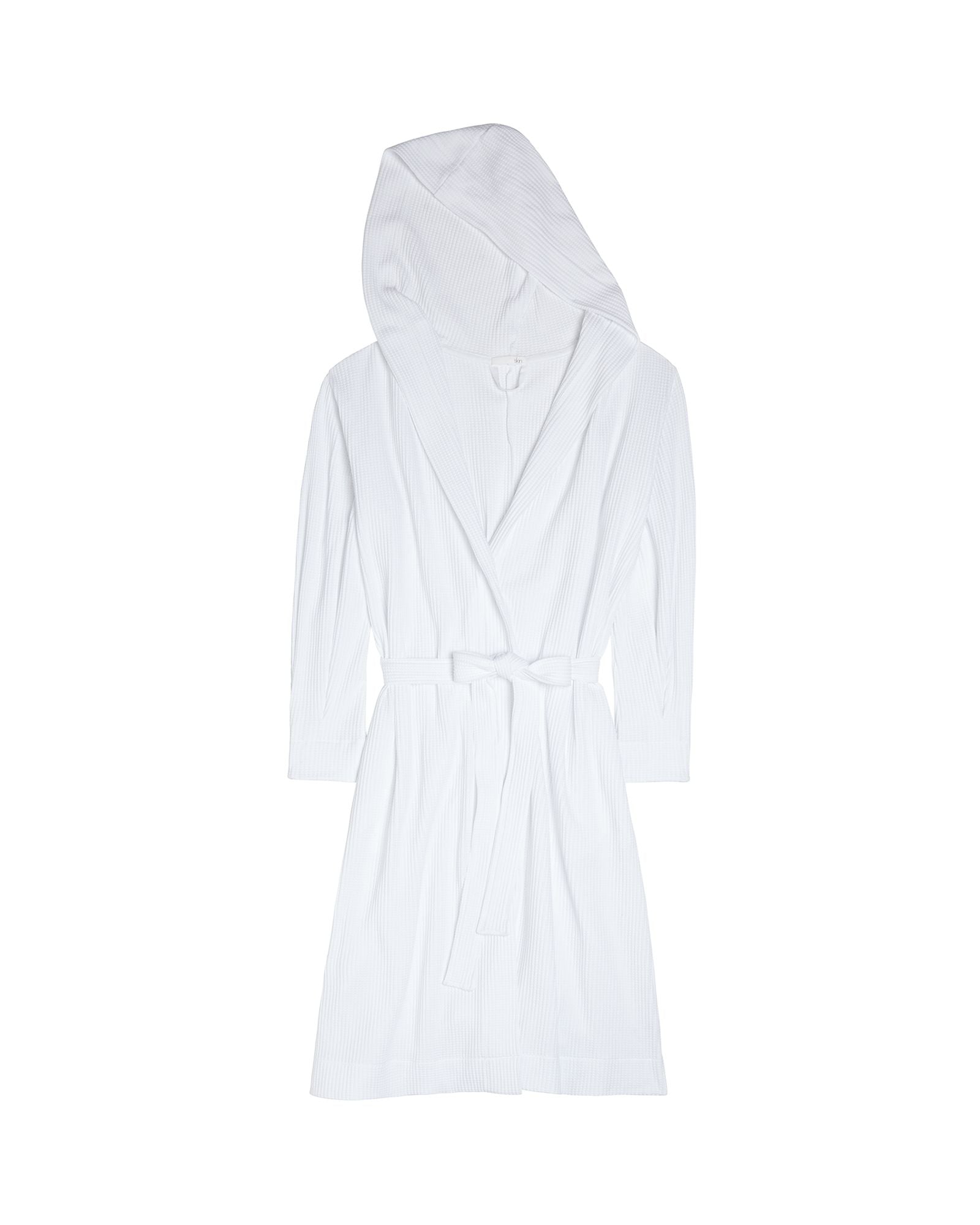 Skin Cotton Camilla Spa Robe in white