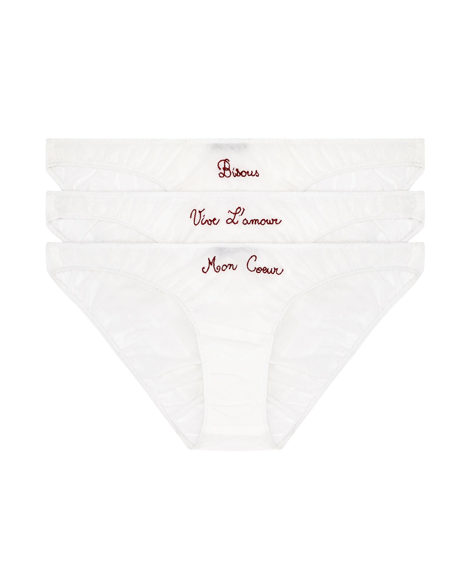 Journelle To Paris With Love French Knickers in white