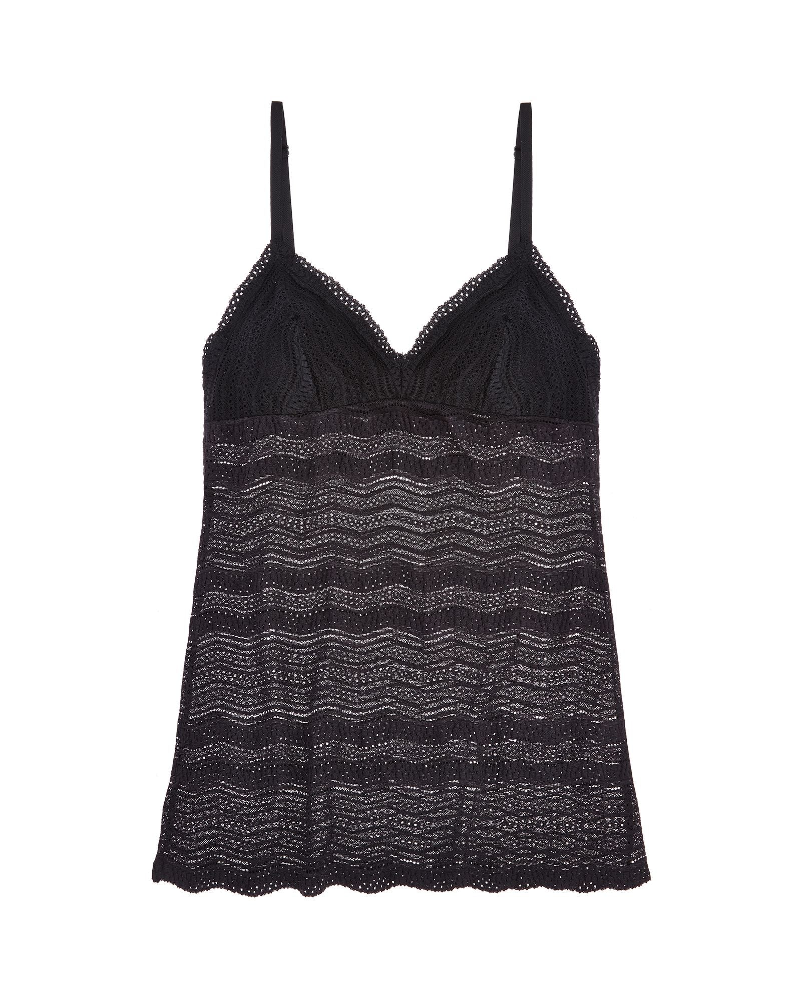 Cosabella Dolce Long Camisole in black