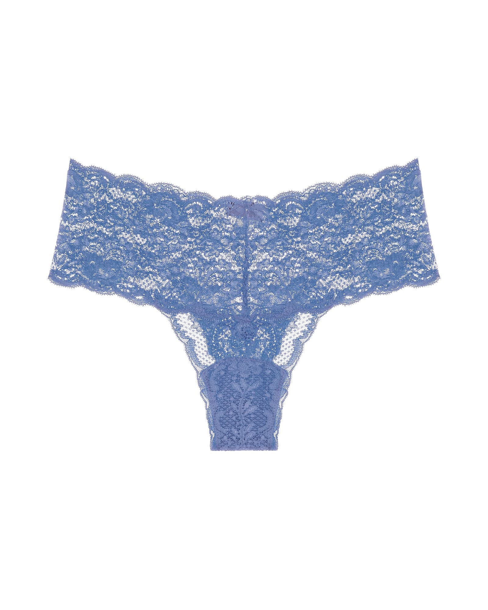 Cosabella Never Say Never Comfie Cutie Thong in blue