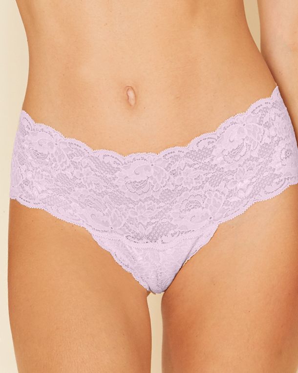 Cosabella Never Say Never Comfie Cutie Thong in purple