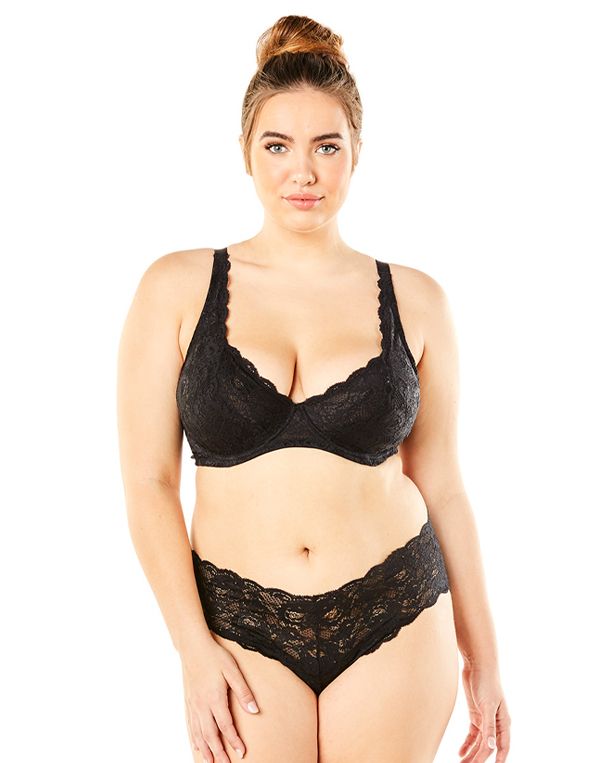 Cosabella Never Say Never Extended Hottie Hotpant in black