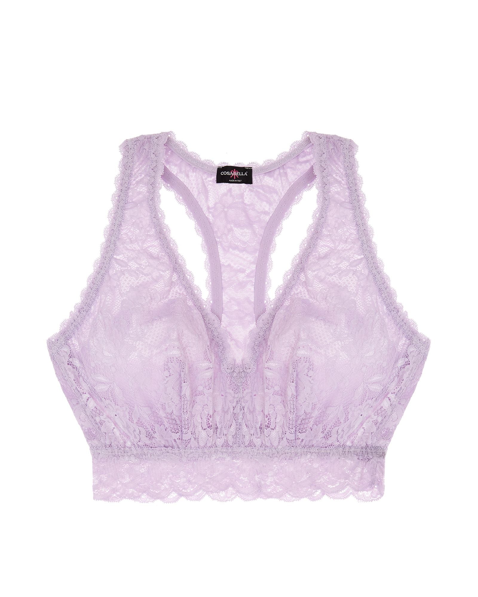 Cosabella Never Say Never Curvy Racie Racerback Bralette in purple