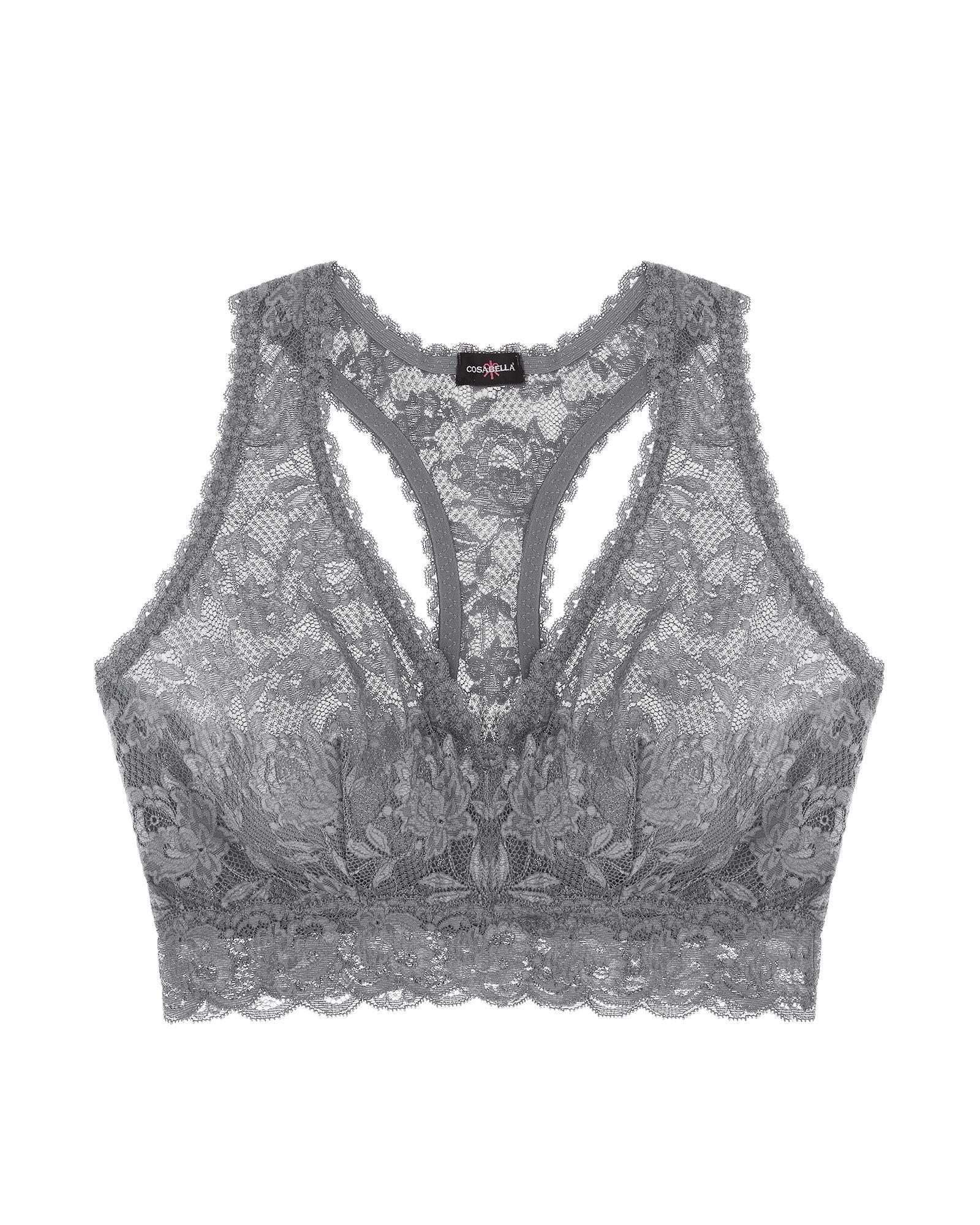 Cosabella Never Say Never Curvy Racie Racerback Bralette in blue