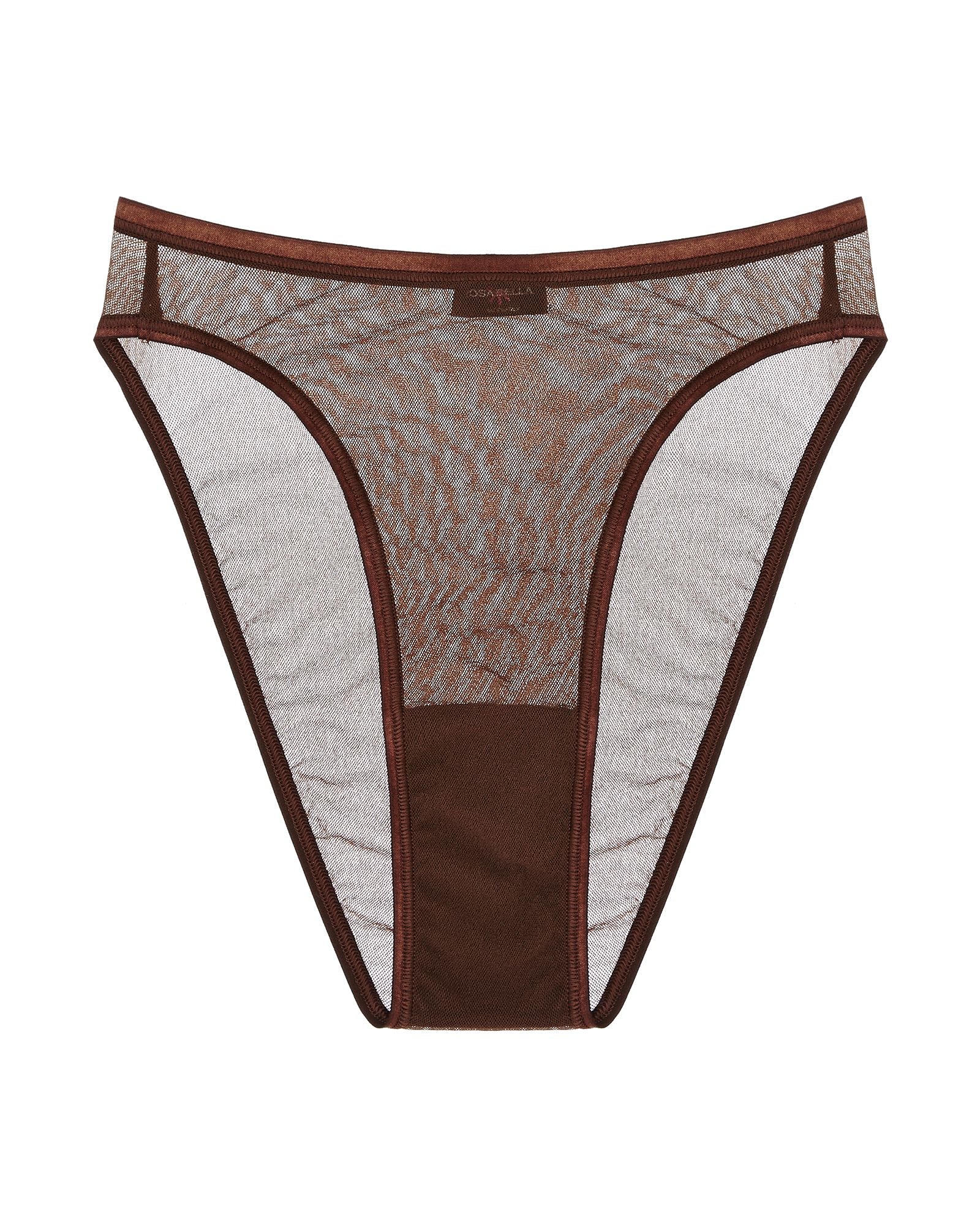 Cosabella Soire Confidence High Waist Bikini in brown