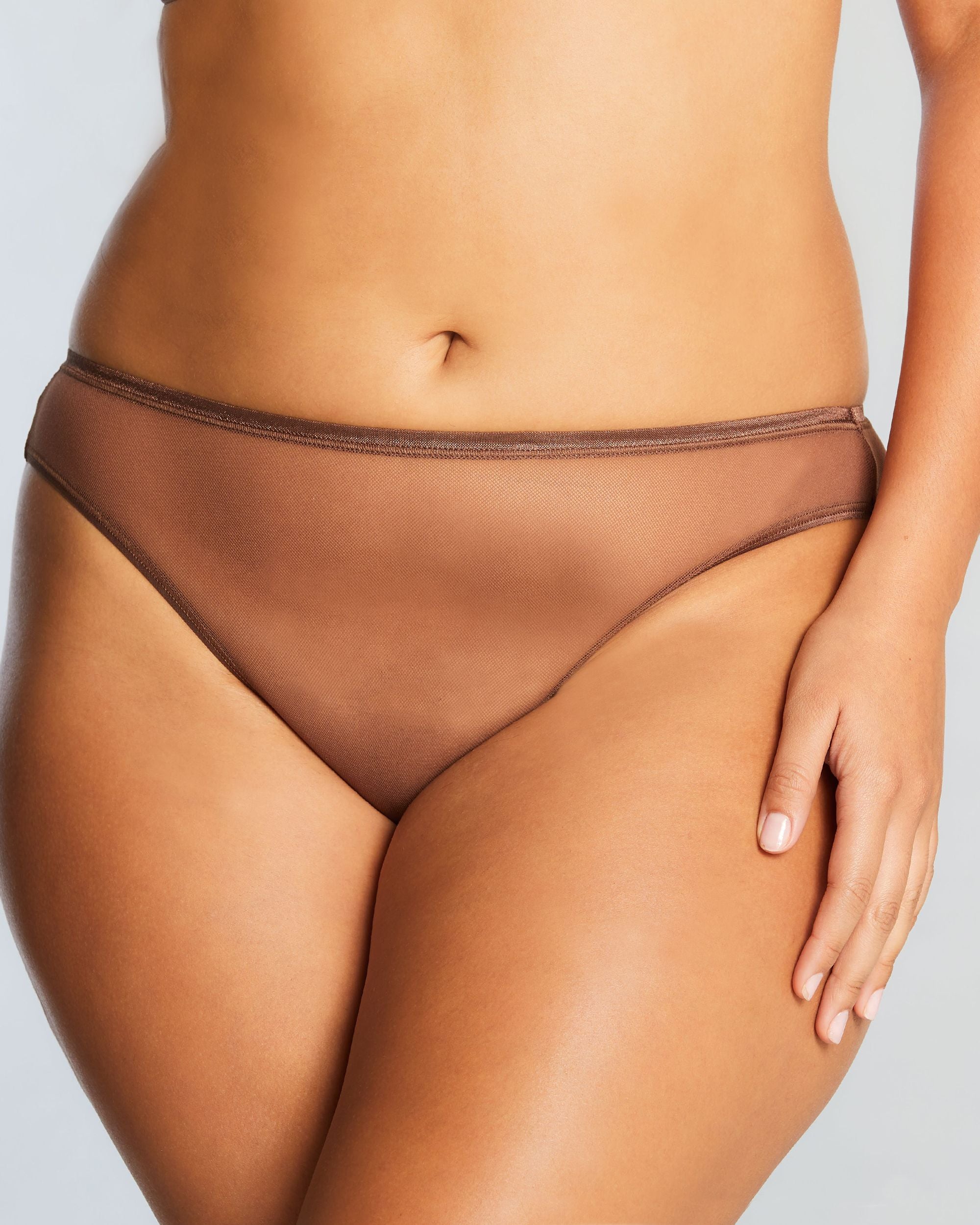 Cosabella Soire Confidence High Waist Bikini in brown
