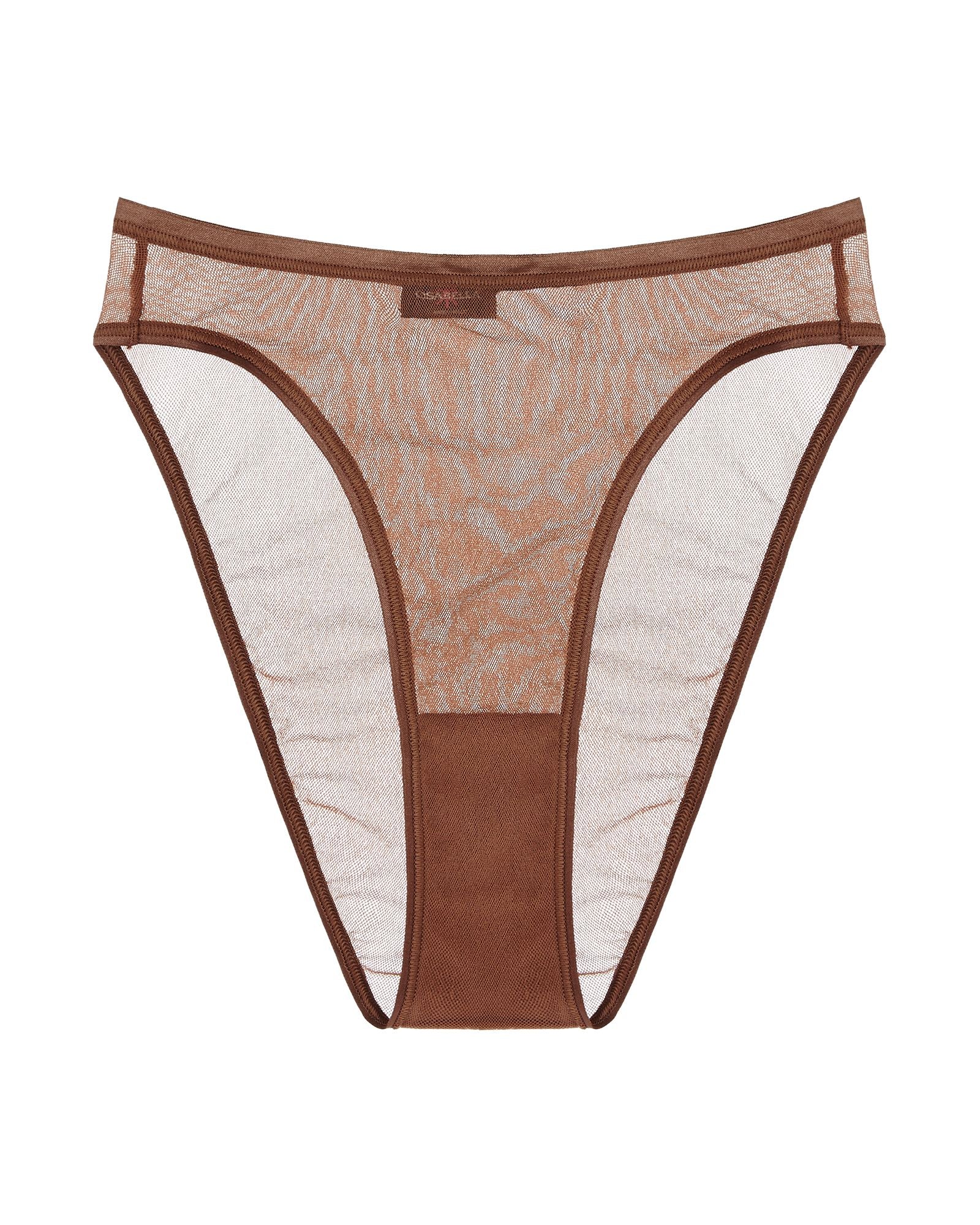 Cosabella Soire Confidence High Waist Bikini in brown