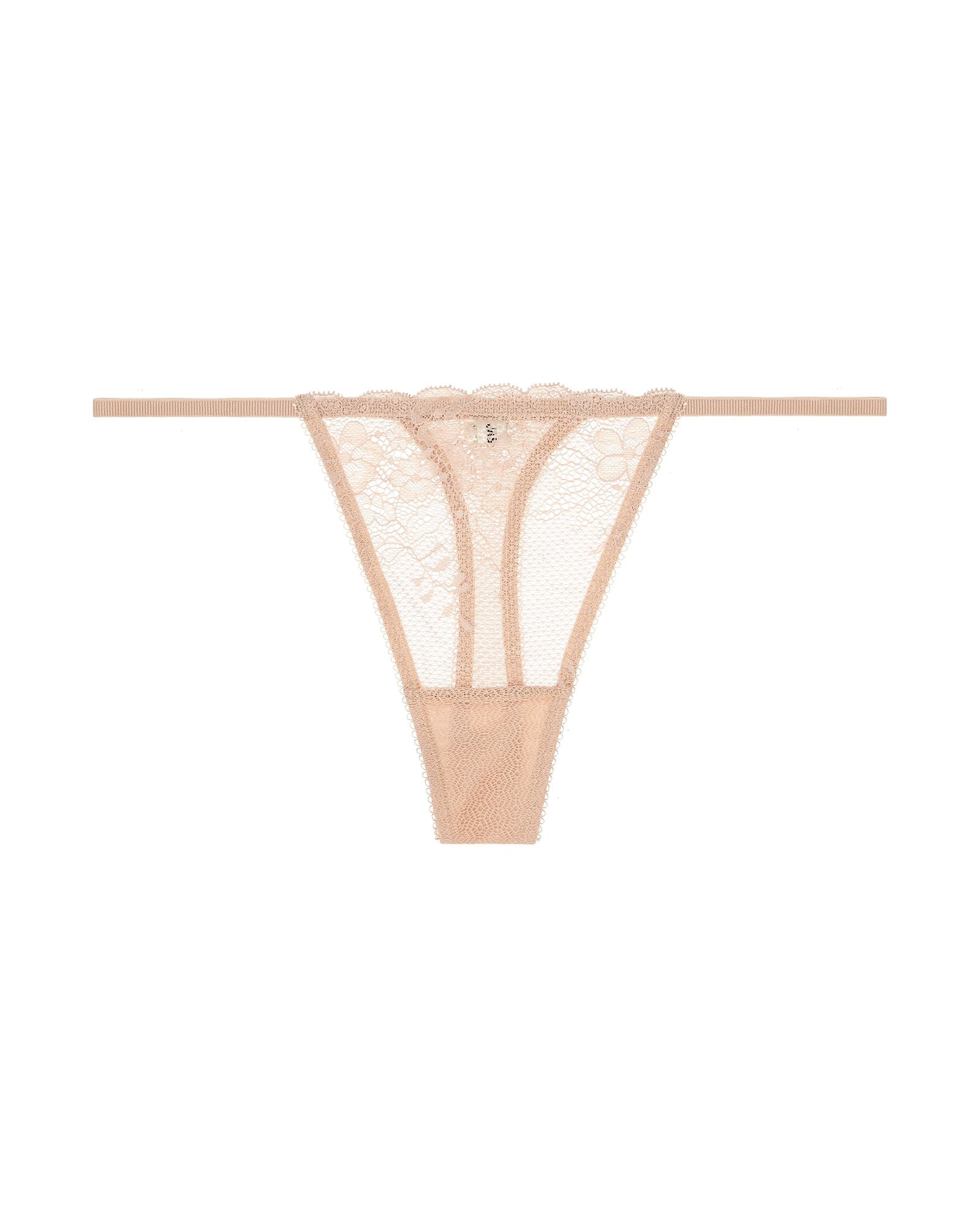 Jason Wu Intimates Classic Lace Thong in beige