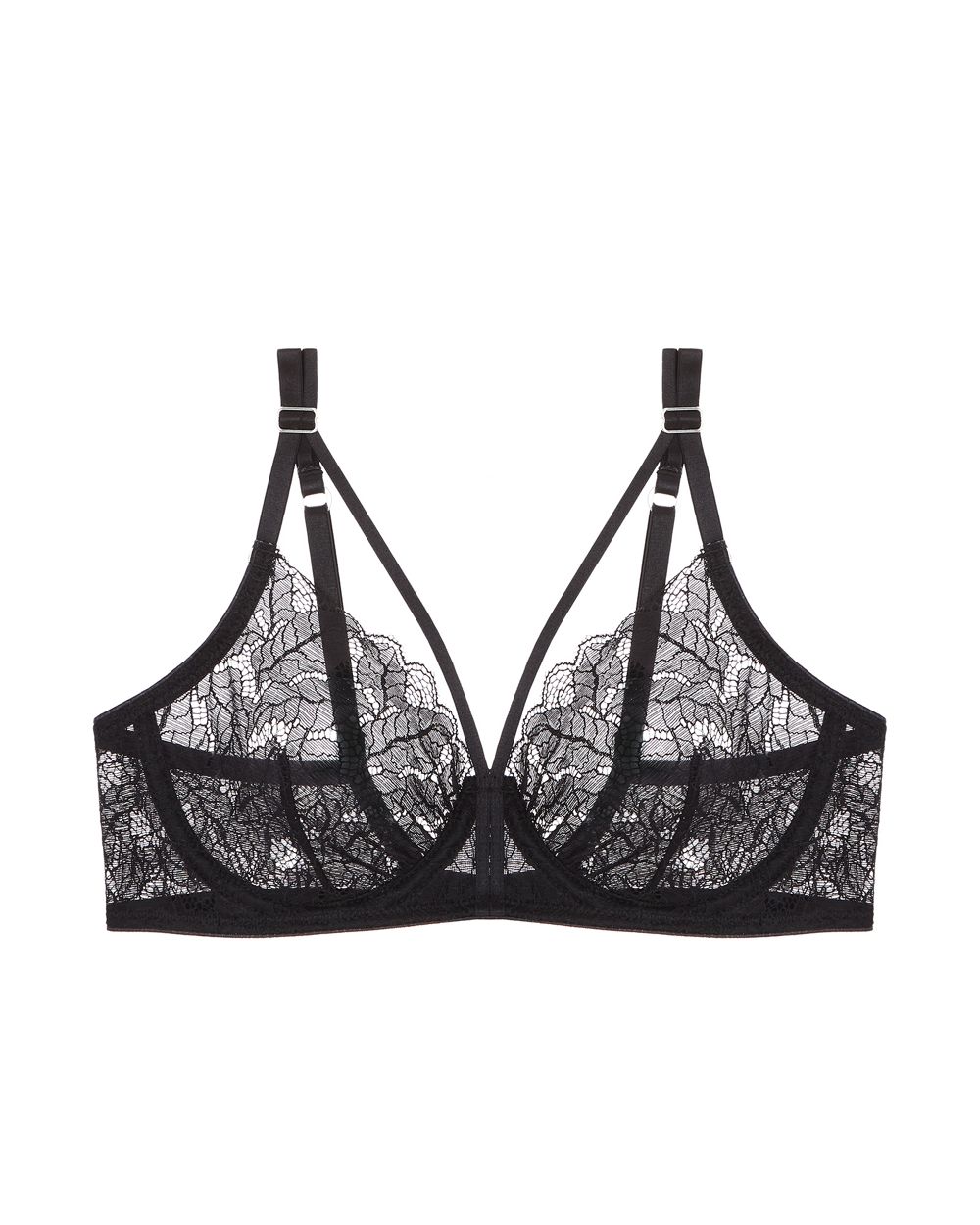 Lonely Ziggy Underwire Bra in black