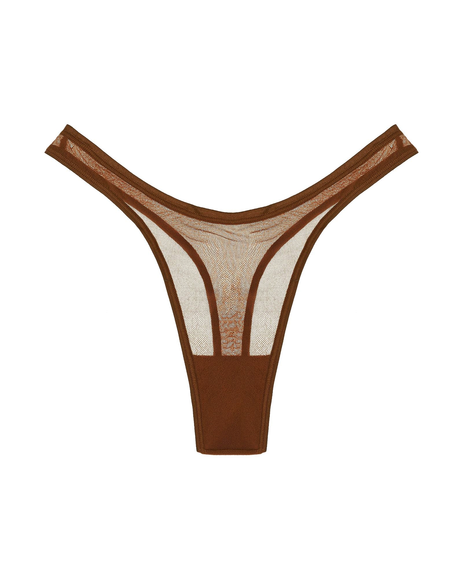 Cosabella Soire Confidence Classic Thong in brown