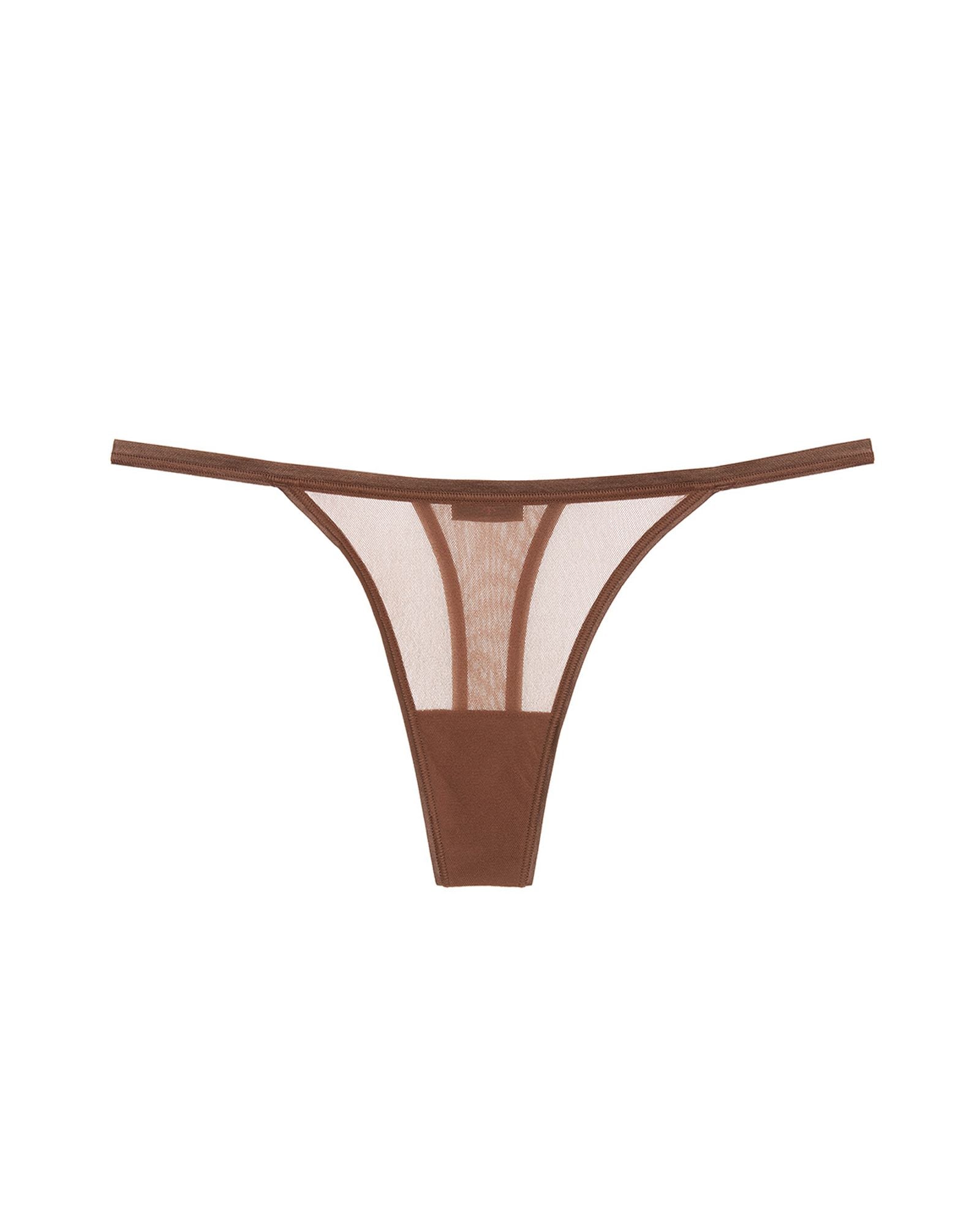 Cosabella Soire Confidence Italian Thong in brown