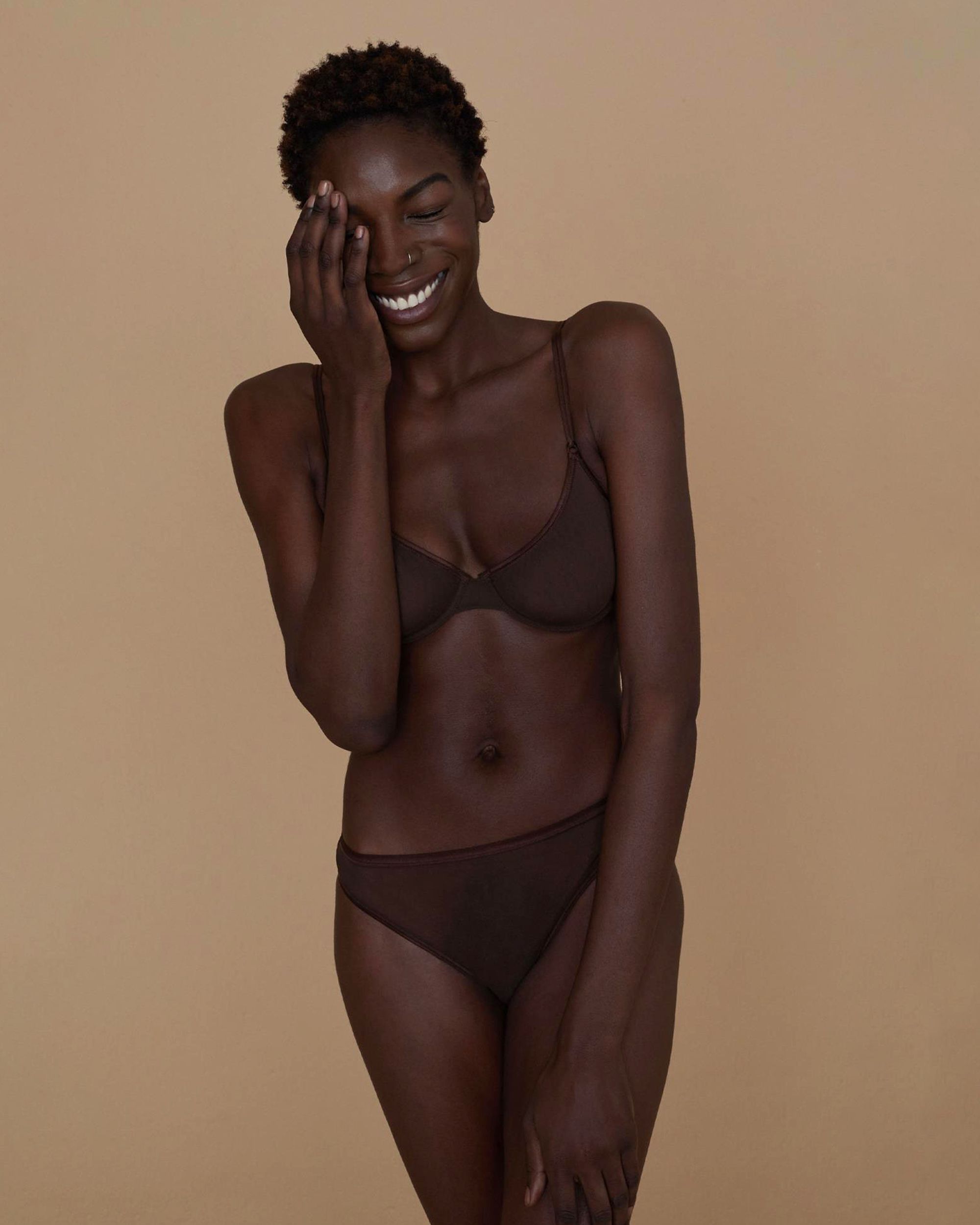 Cosabella Soire Confidence Brazilian Minikini in brown