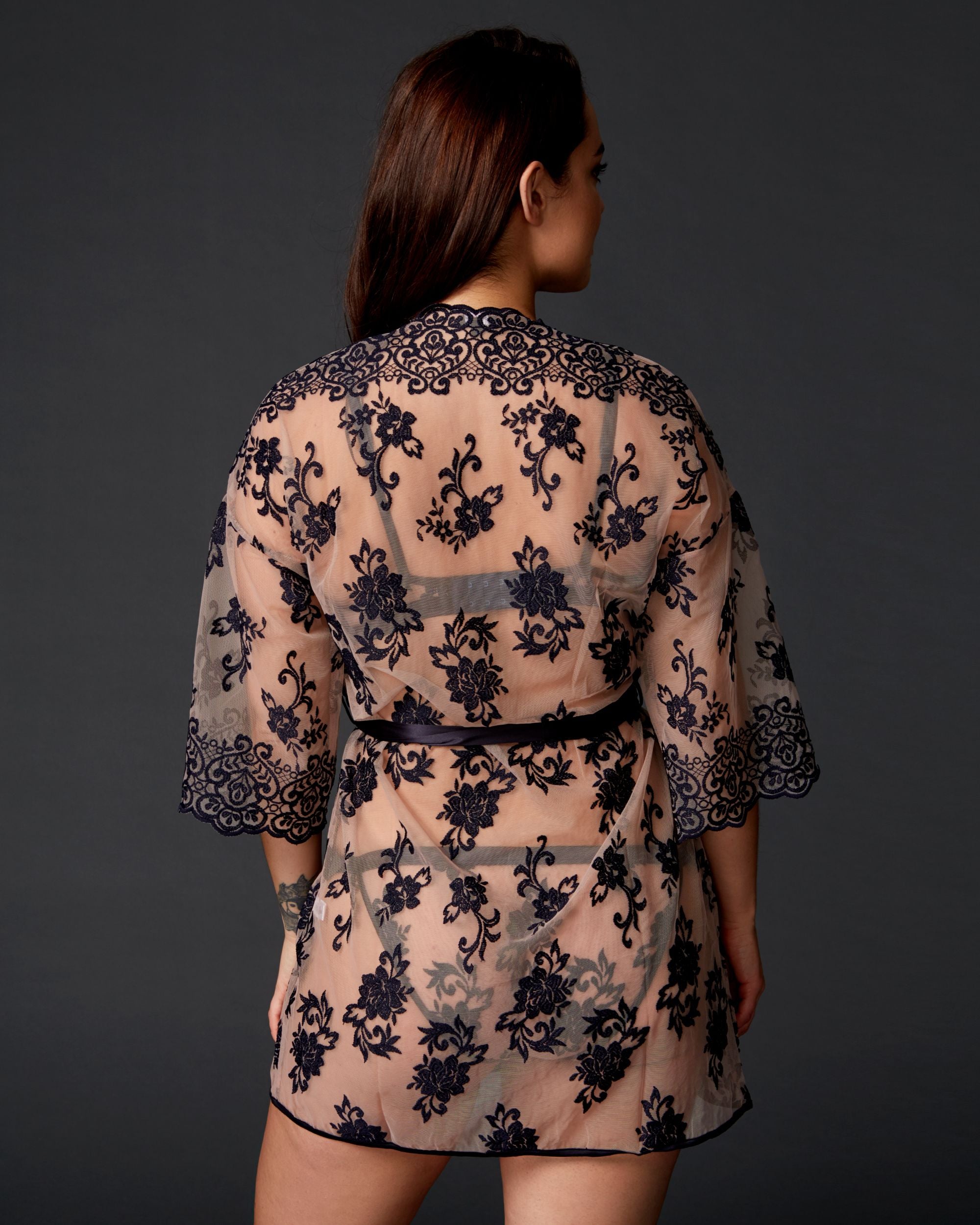 Cosabella Rosie Robe in blue