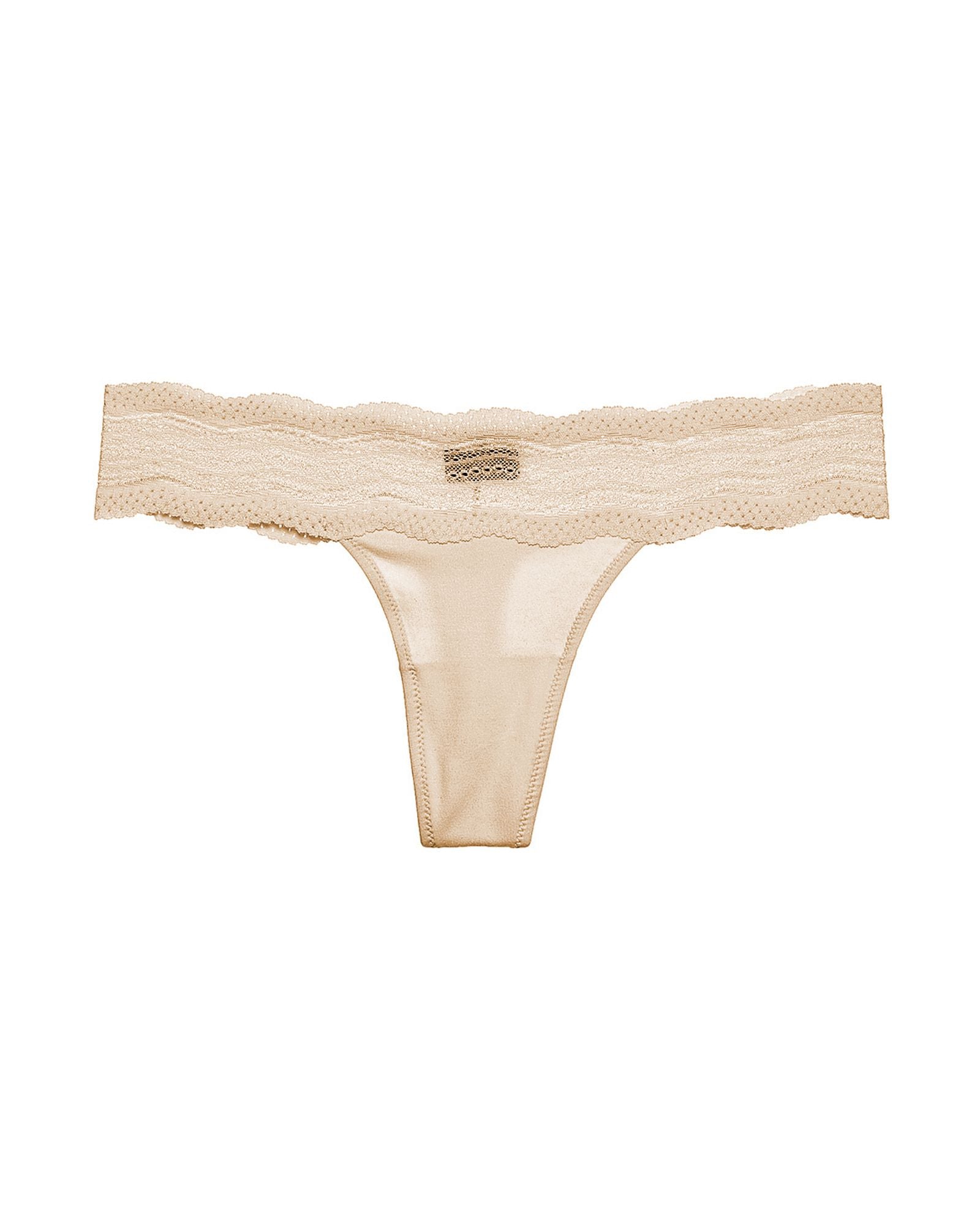 Cosabella Dolce Thong (Rolled) in beige