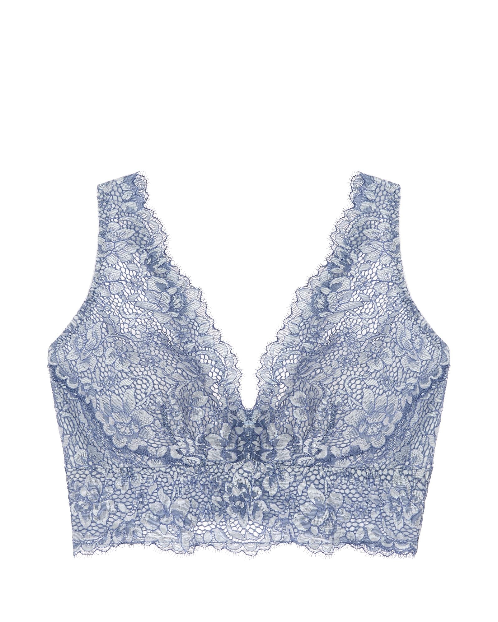 Cosabella Pret-A-Porter Curvy V Bralette in blue