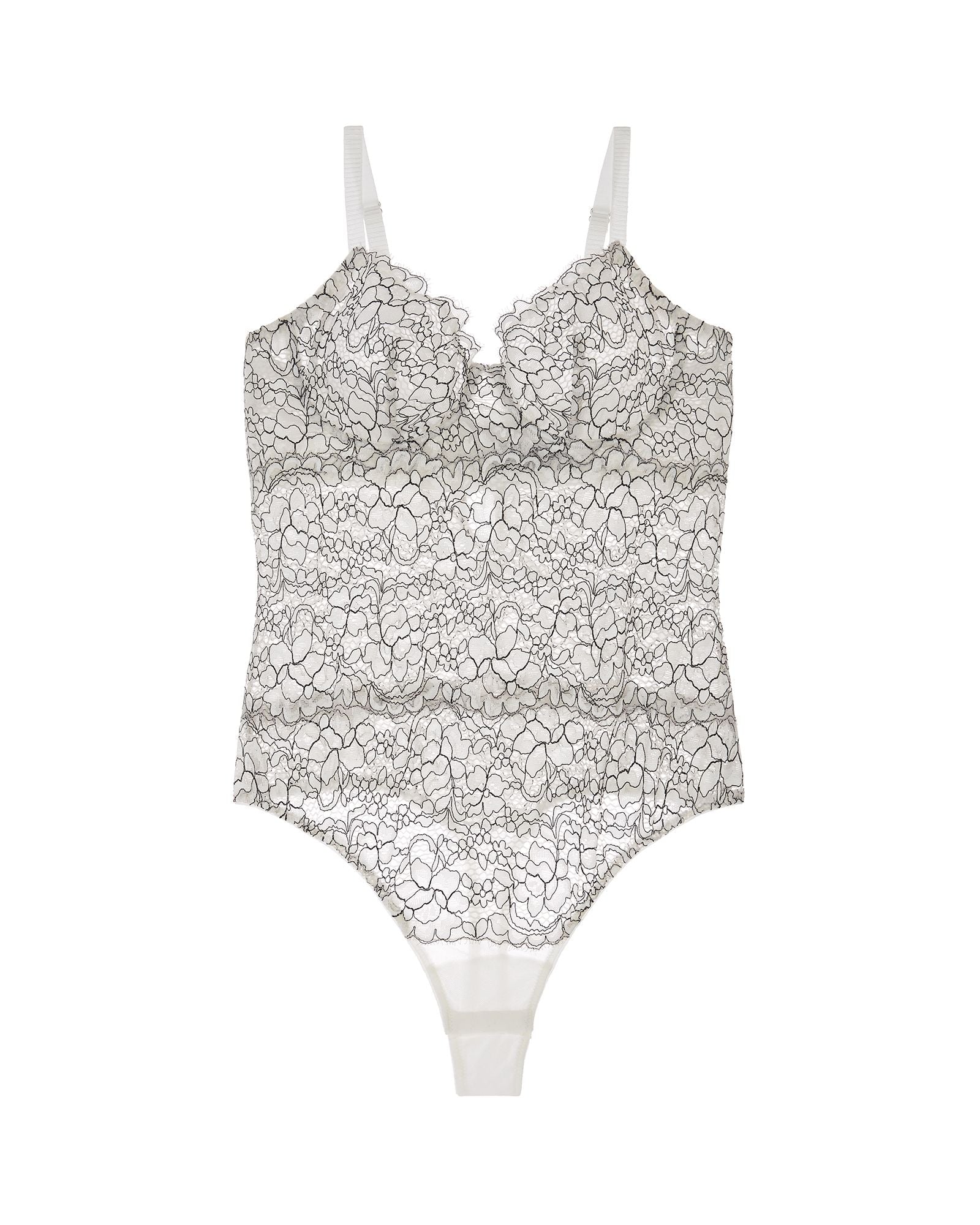 Cosabella Pret-A-Porter Underwire Teddy in white