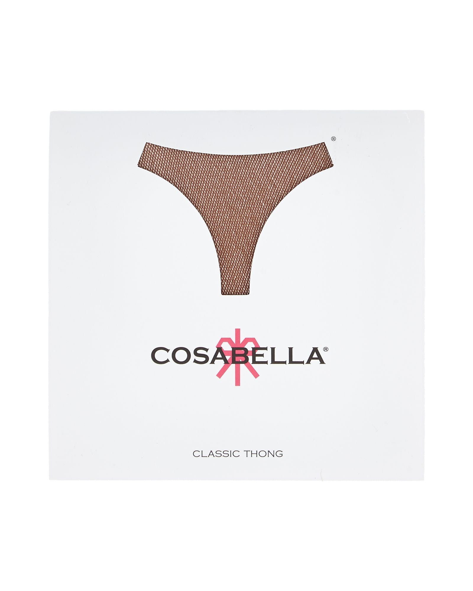 Cosabella Soire Confidence Classic Thong (Packaged) in brown