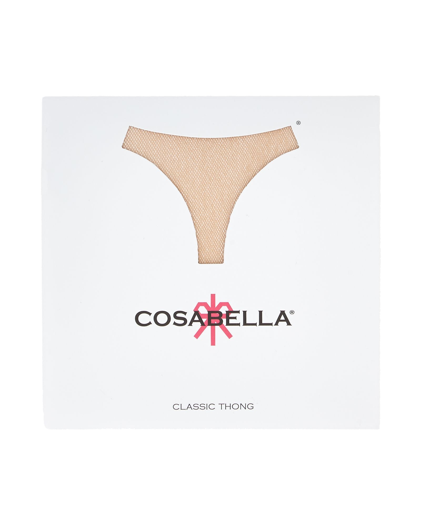 Cosabella Soire Confidence Classic Thong (Packaged) in beige