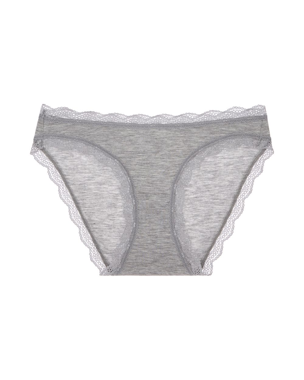 Stripe + Stare Basic Knicker in gray