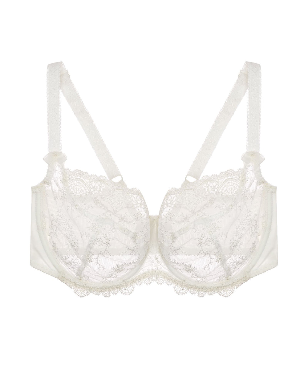 Empreinte Louise Underwired Low-Necked Bra in white