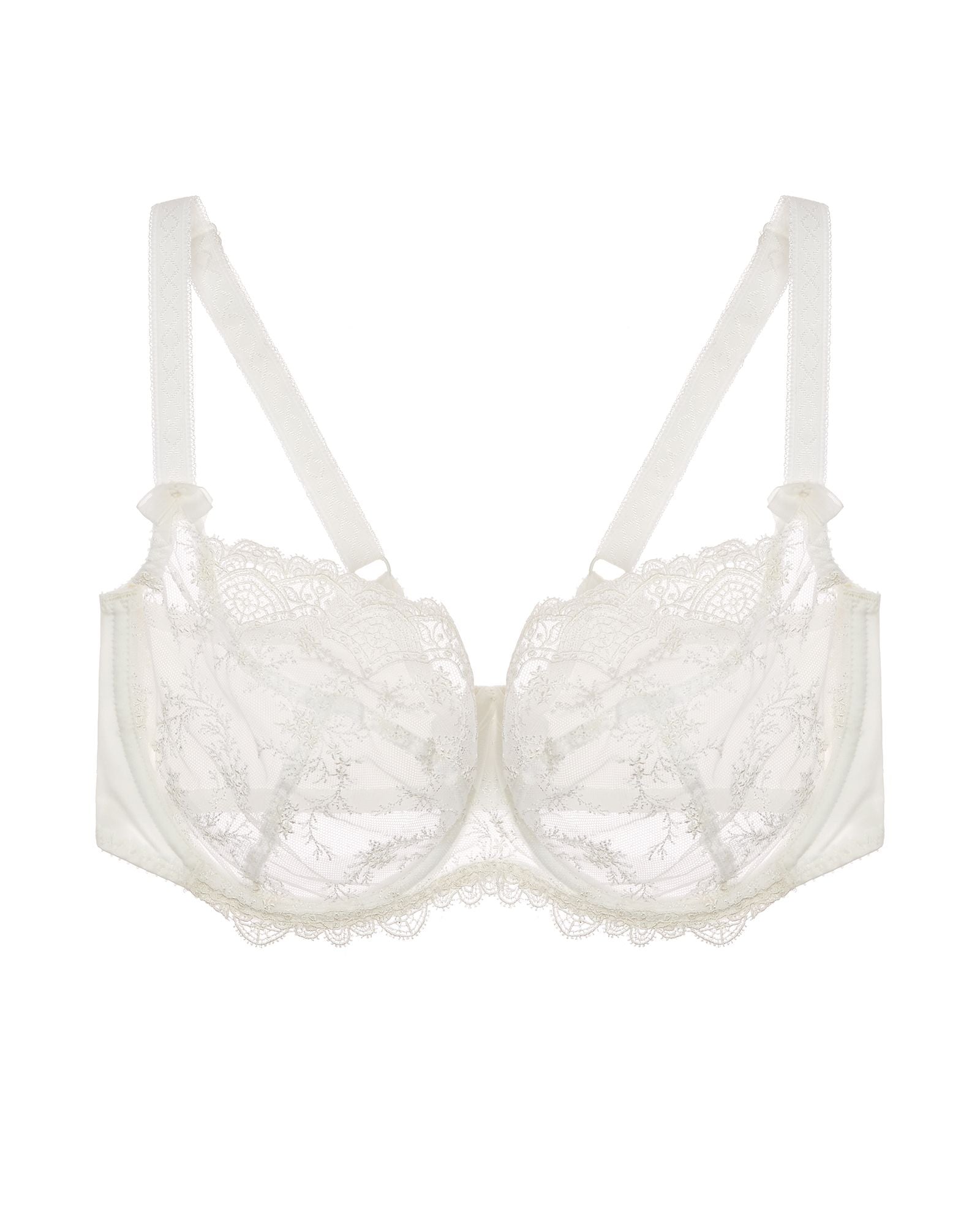 Empreinte Louise Underwired Low-Necked Bra in white