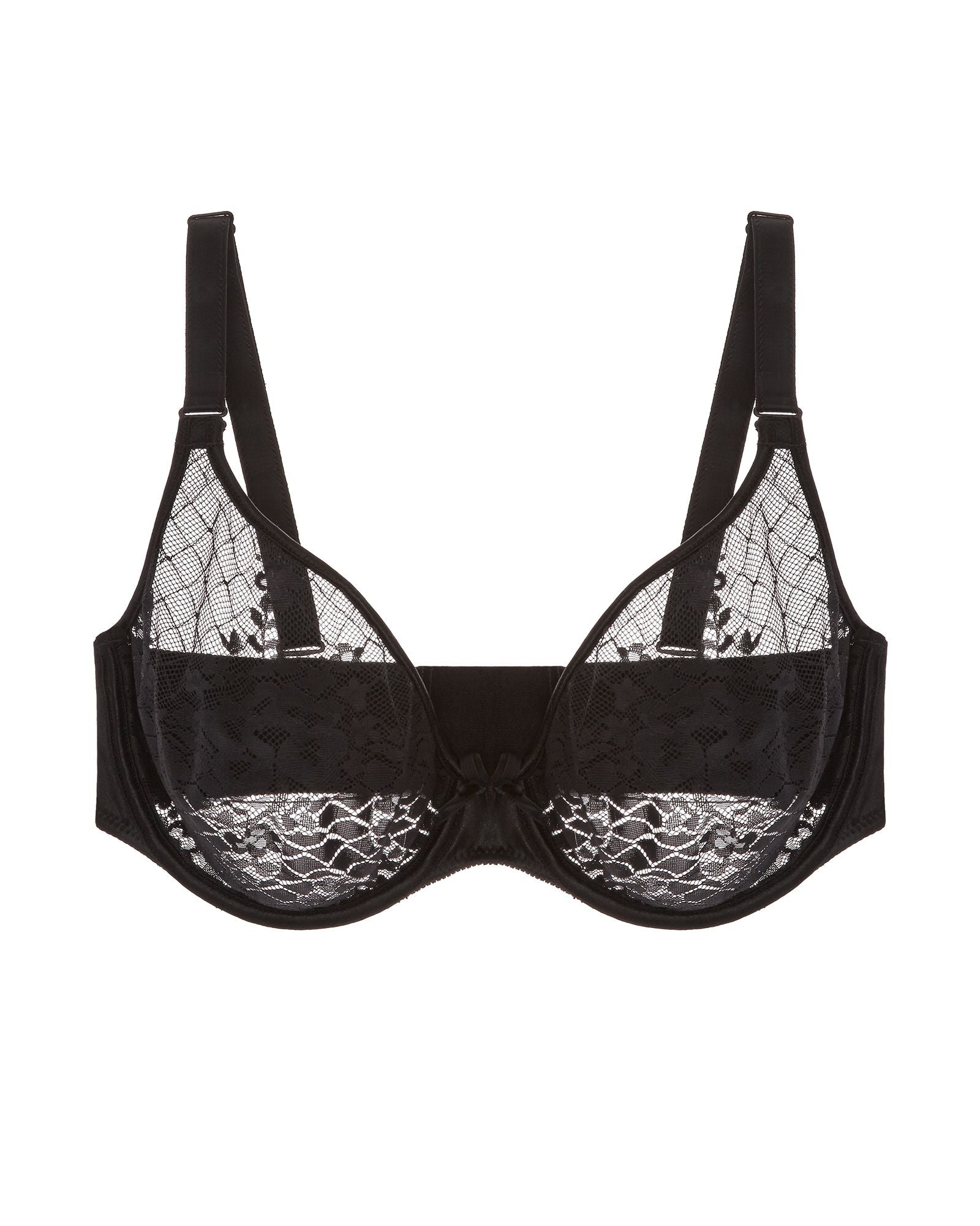 Empreinte Melody Seamless Triangle Bra in black