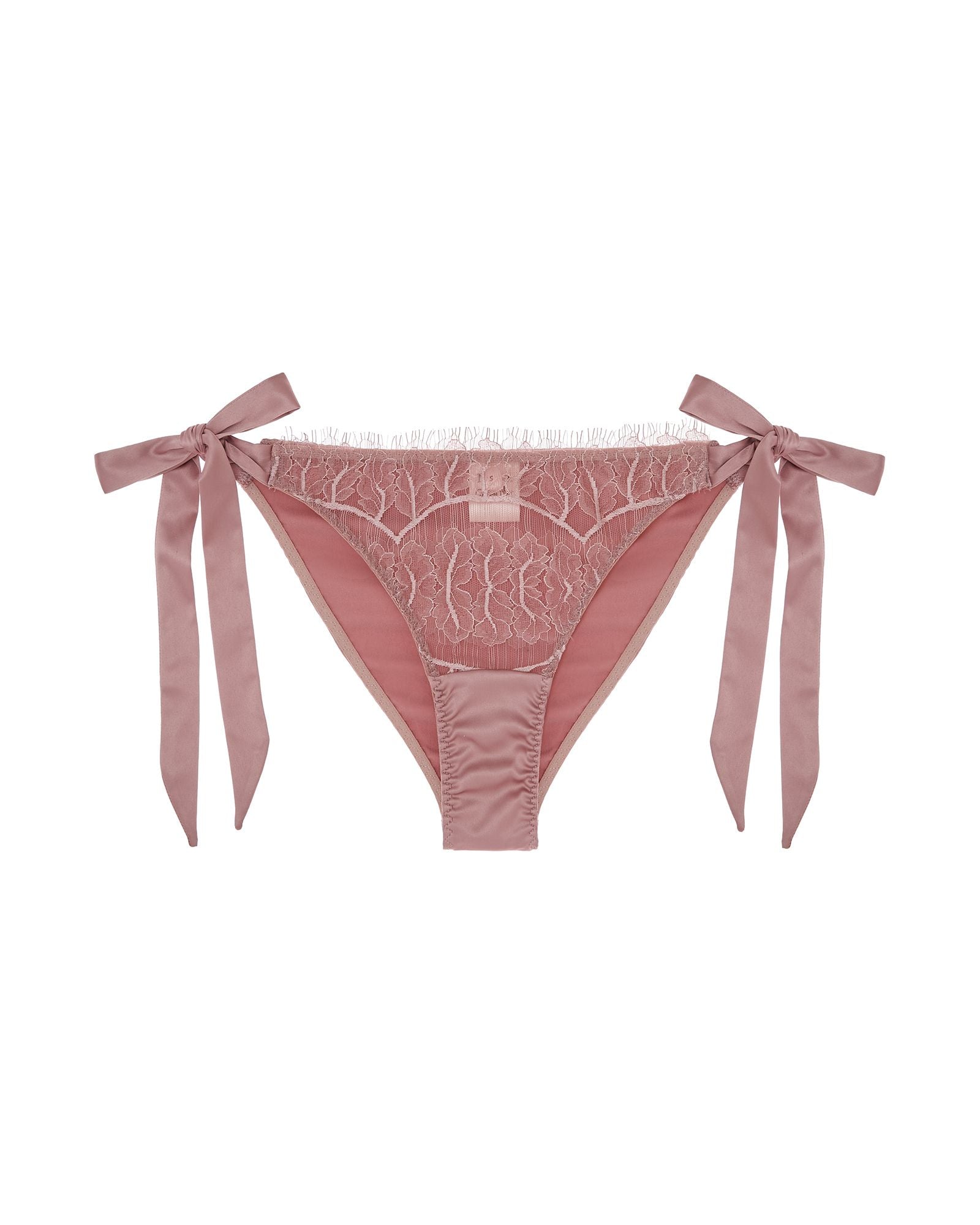 Coco de Mer Muse by Coco de Mer Lily Tie Side Knicker in pink