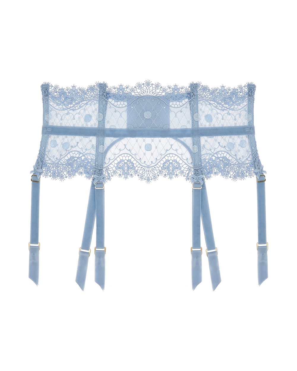 Dita Von Teese Vedette Suspender in blue