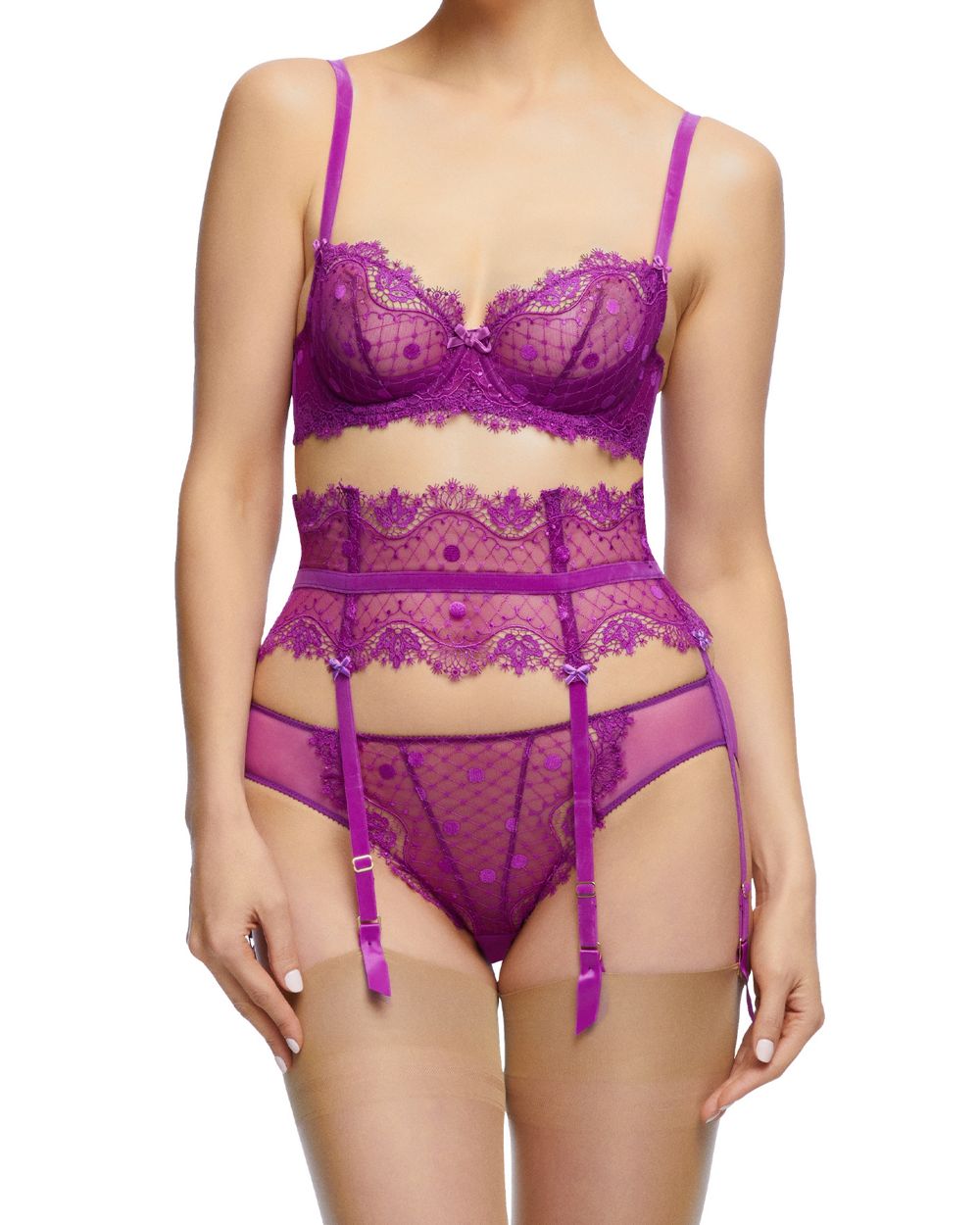 Dita Von Teese Vedette Suspender in pink
