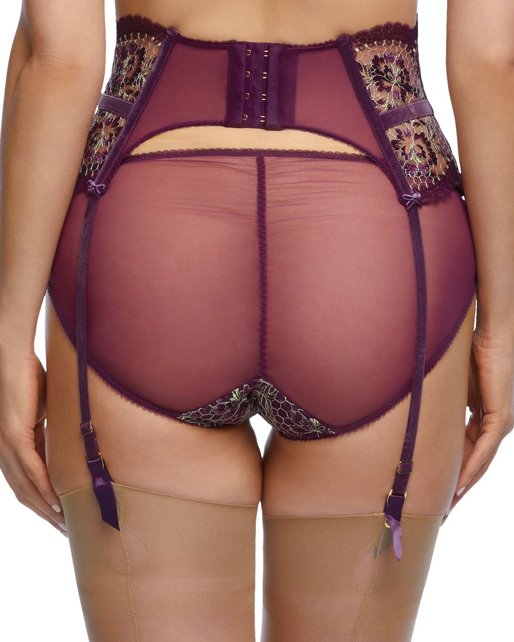 Dita Von Teese Evelina Suspender in purple