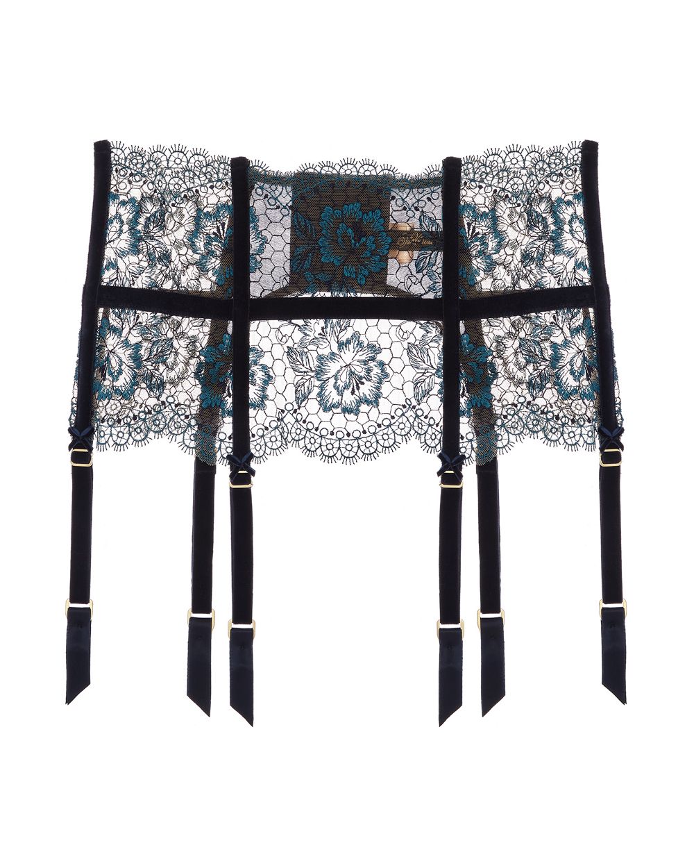 Dita Von Teese Evelina Suspender in blue