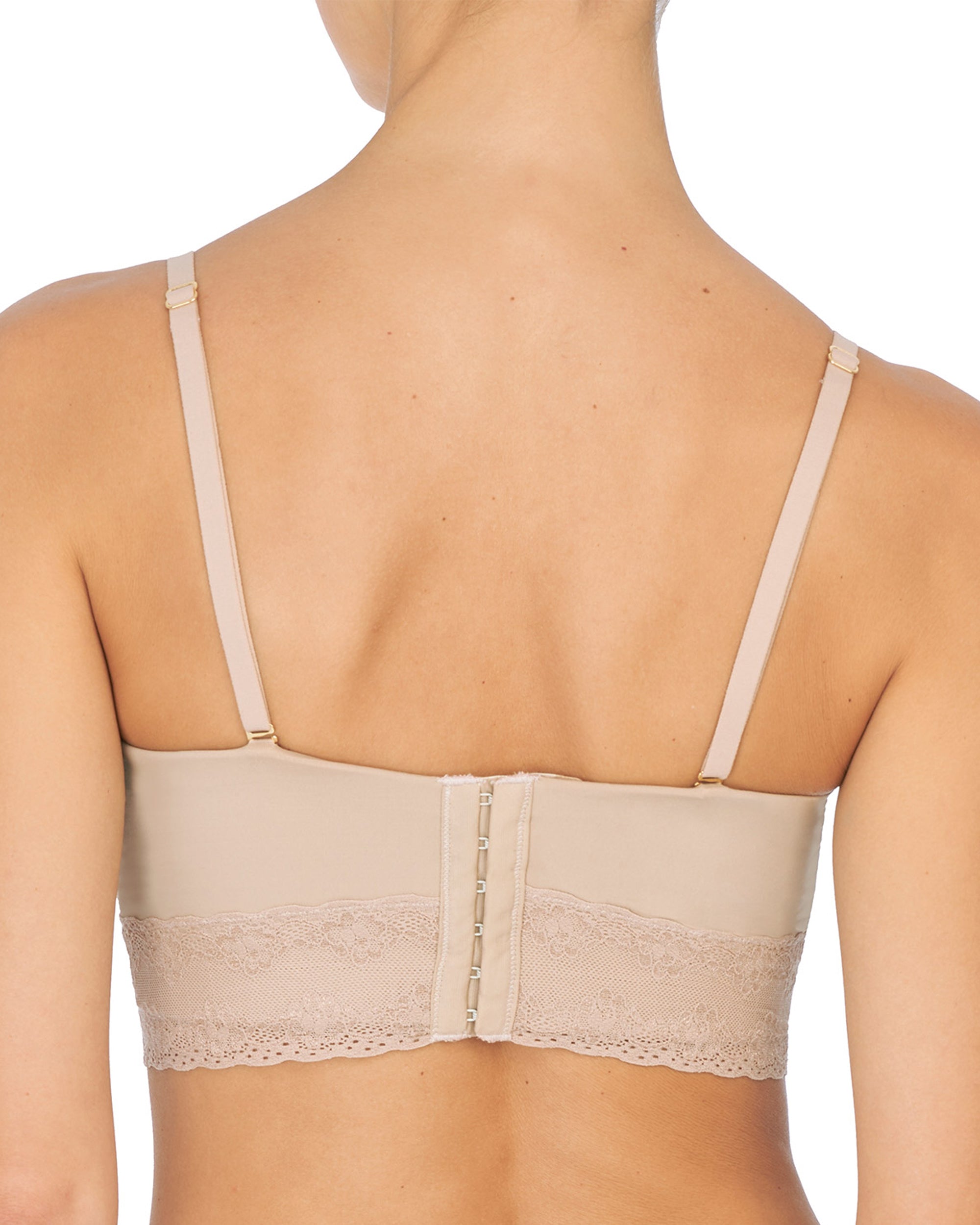 Natori Bliss Perfection Strapless Contour Underwire Bra in beige