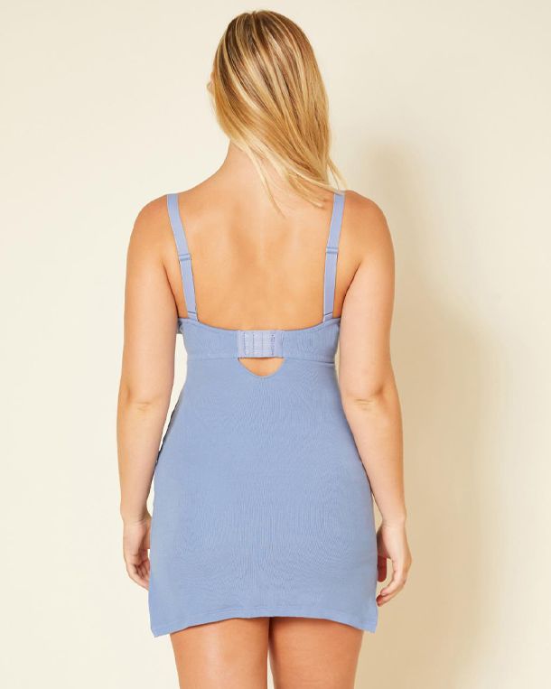 Cosabella Pret-A-Porter Curvy Slip in blue