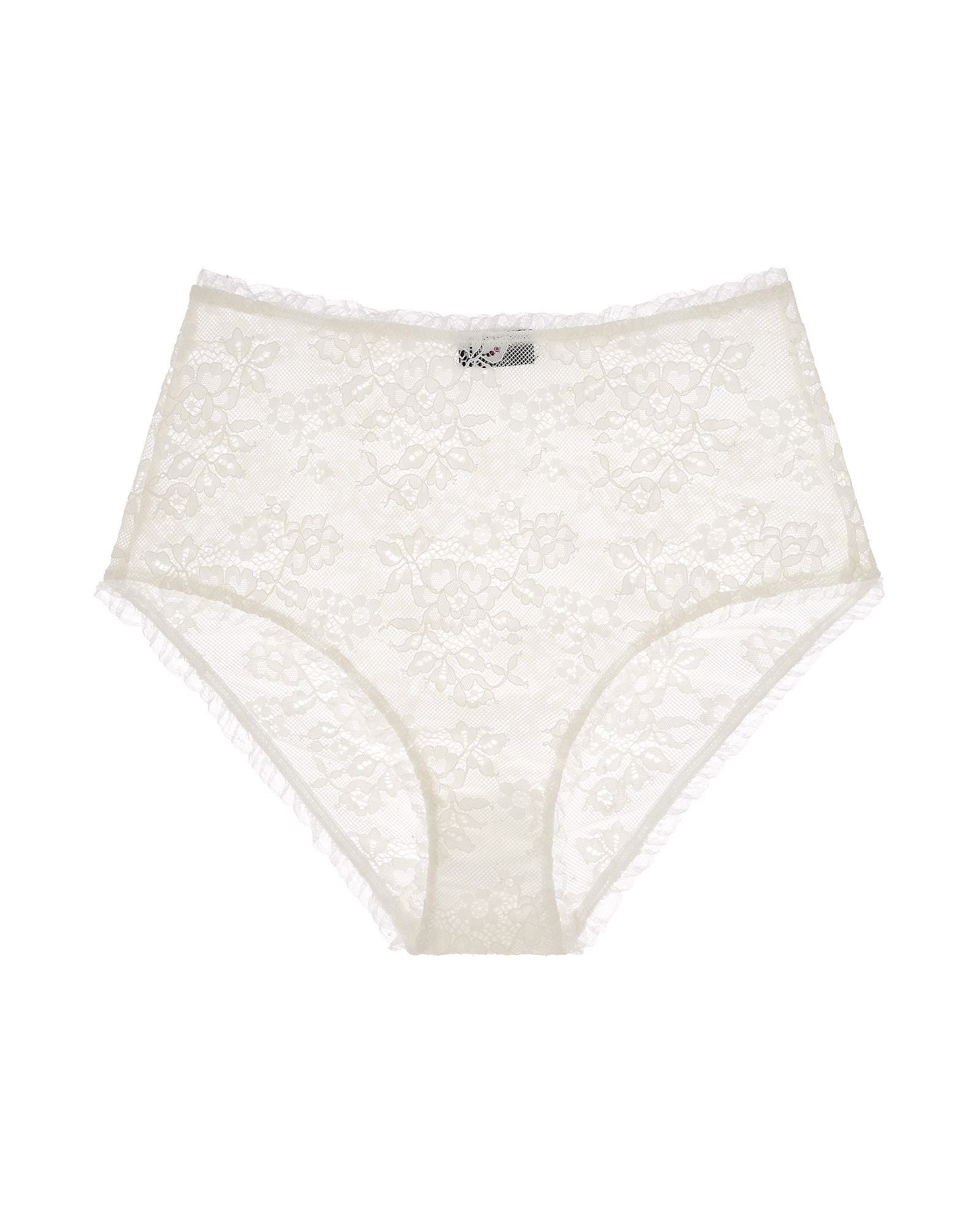 Cosabella Lourdes High Waisted Bikini in white