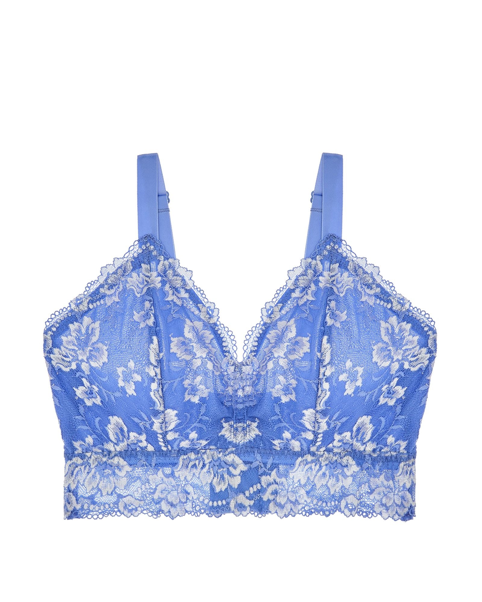 Cosabella Savona Curvy Longline Bralette in blue