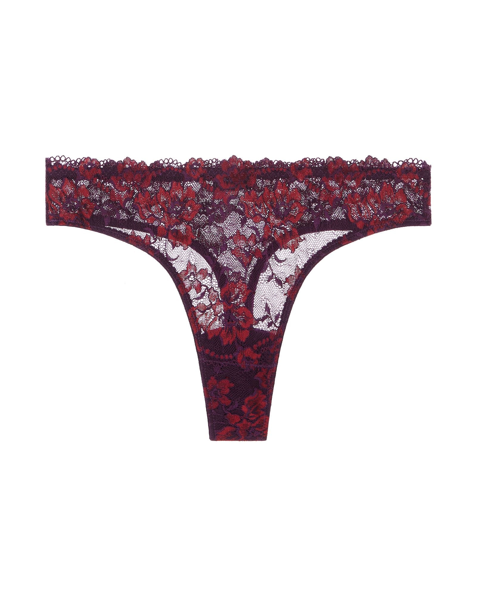 Cosabella Savona Low Rise Thong in purple