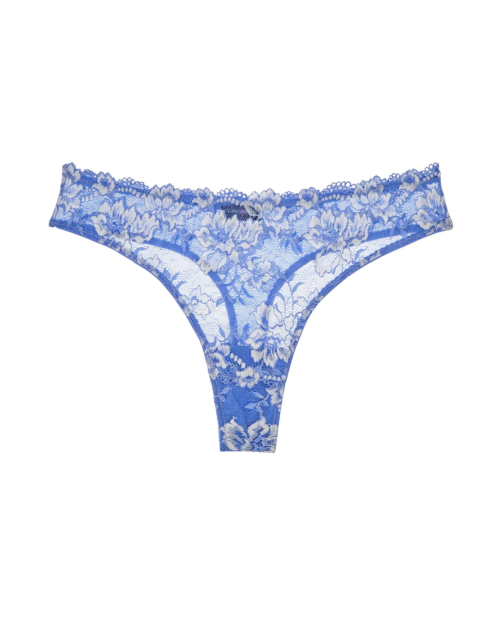 Cosabella Savona Low Rise Thong in blue