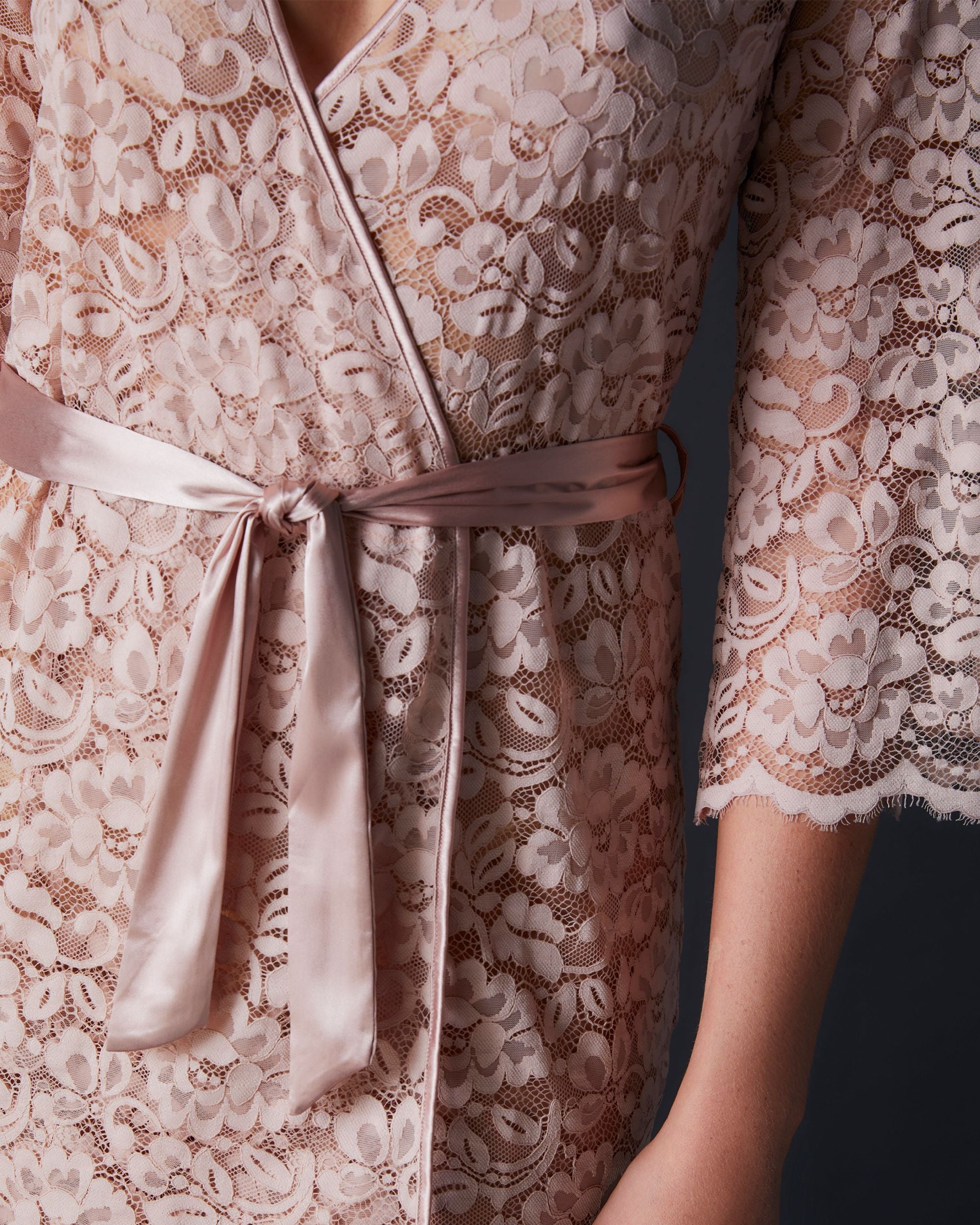 Cosabella Magnolia Robe in pink