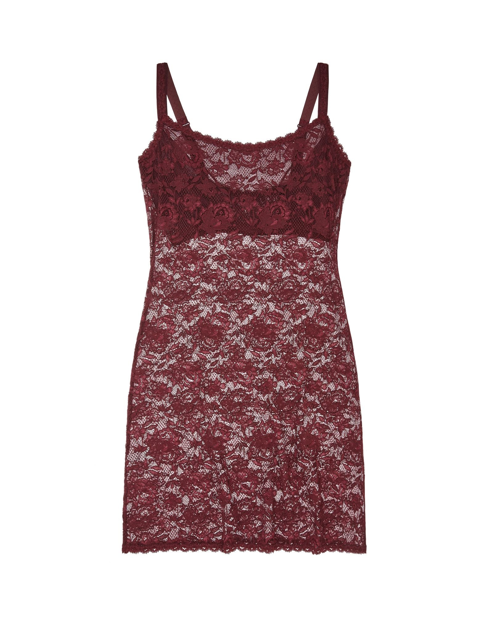 Cosabella Never Say Never Curvy Foxie Chemise in red