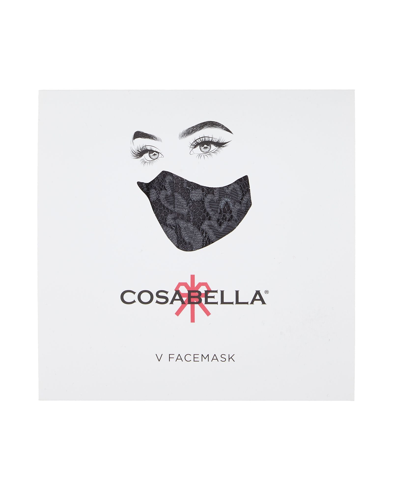 Cosabella Never Say Never V Face Mask in gray