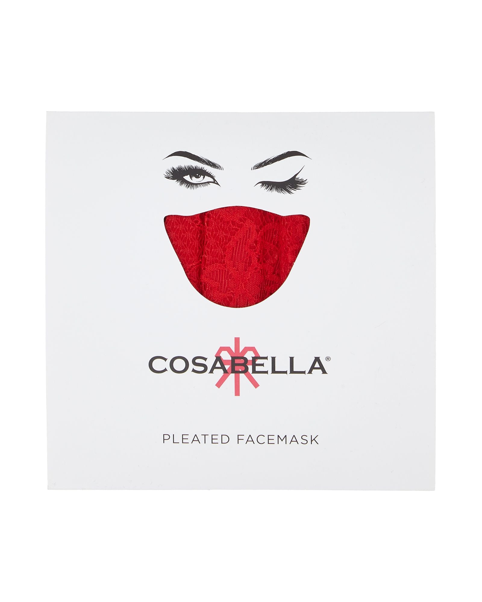 Cosabella Never Say Never Pleated Mask in blue