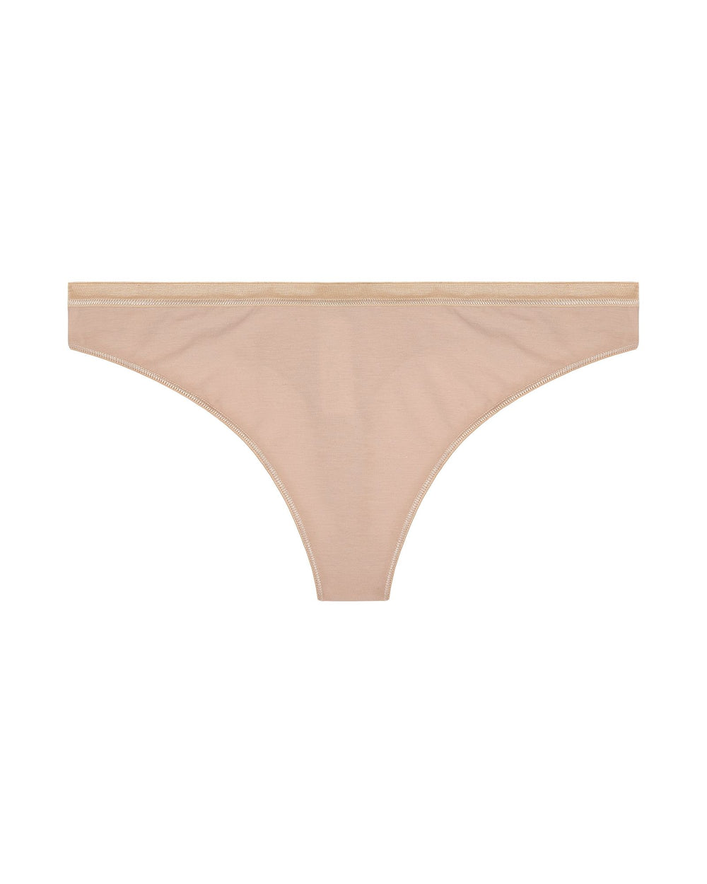 Hanro Cotton Sensation Thong in beige