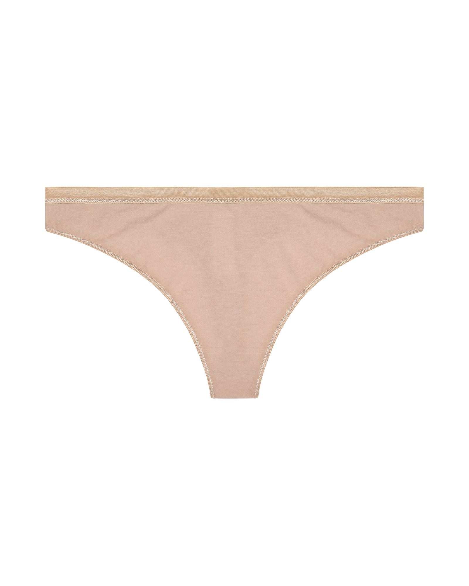 Hanro Cotton Sensation Thong in beige