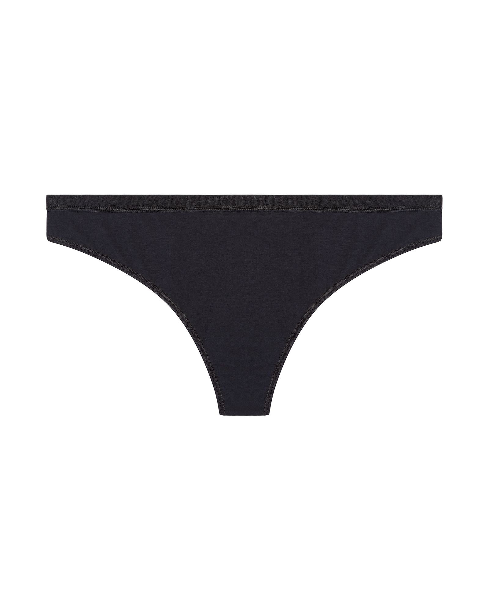 Hanro Cotton Sensation Thong in black
