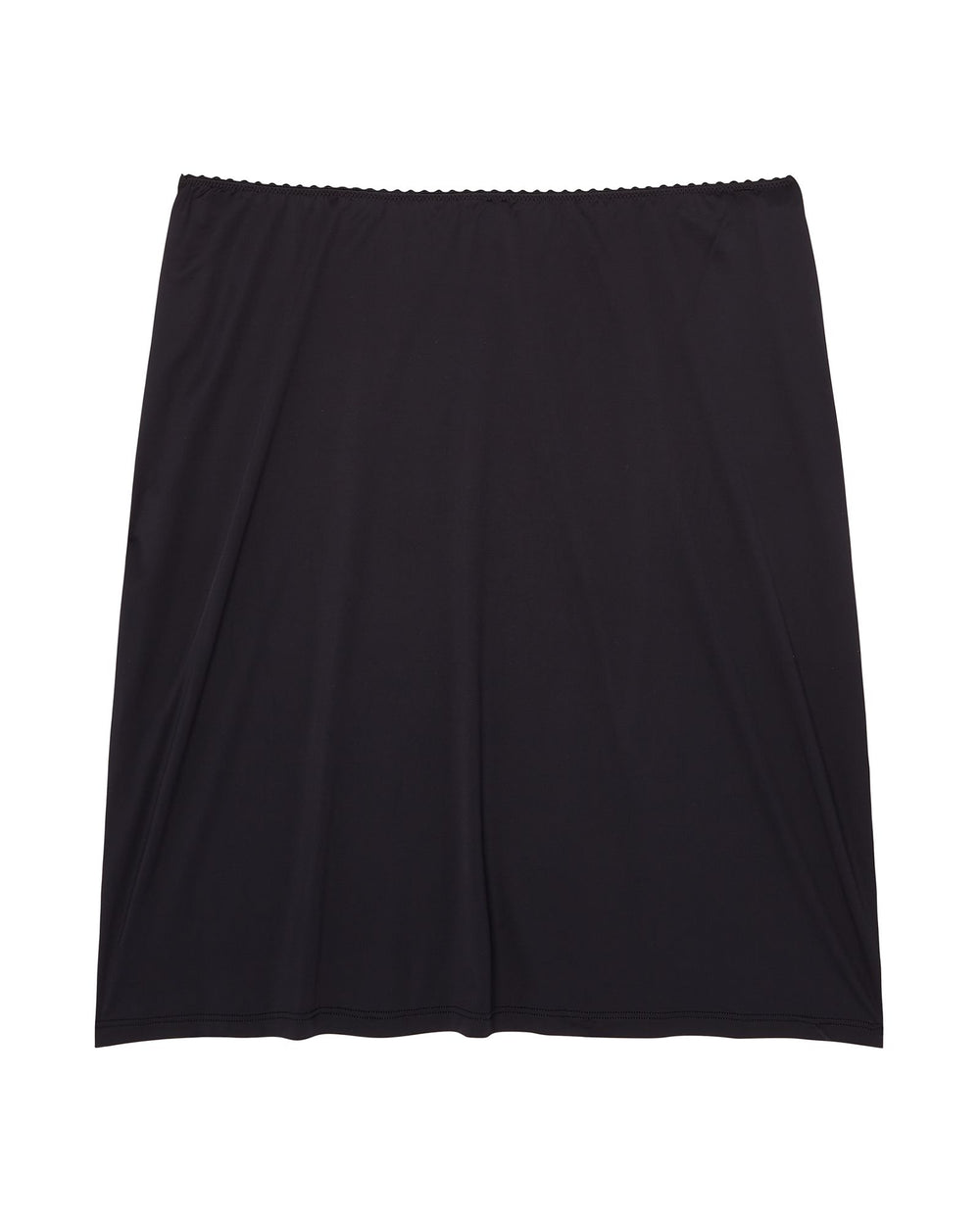 Hanro Satin Deluxe Half Slip in black