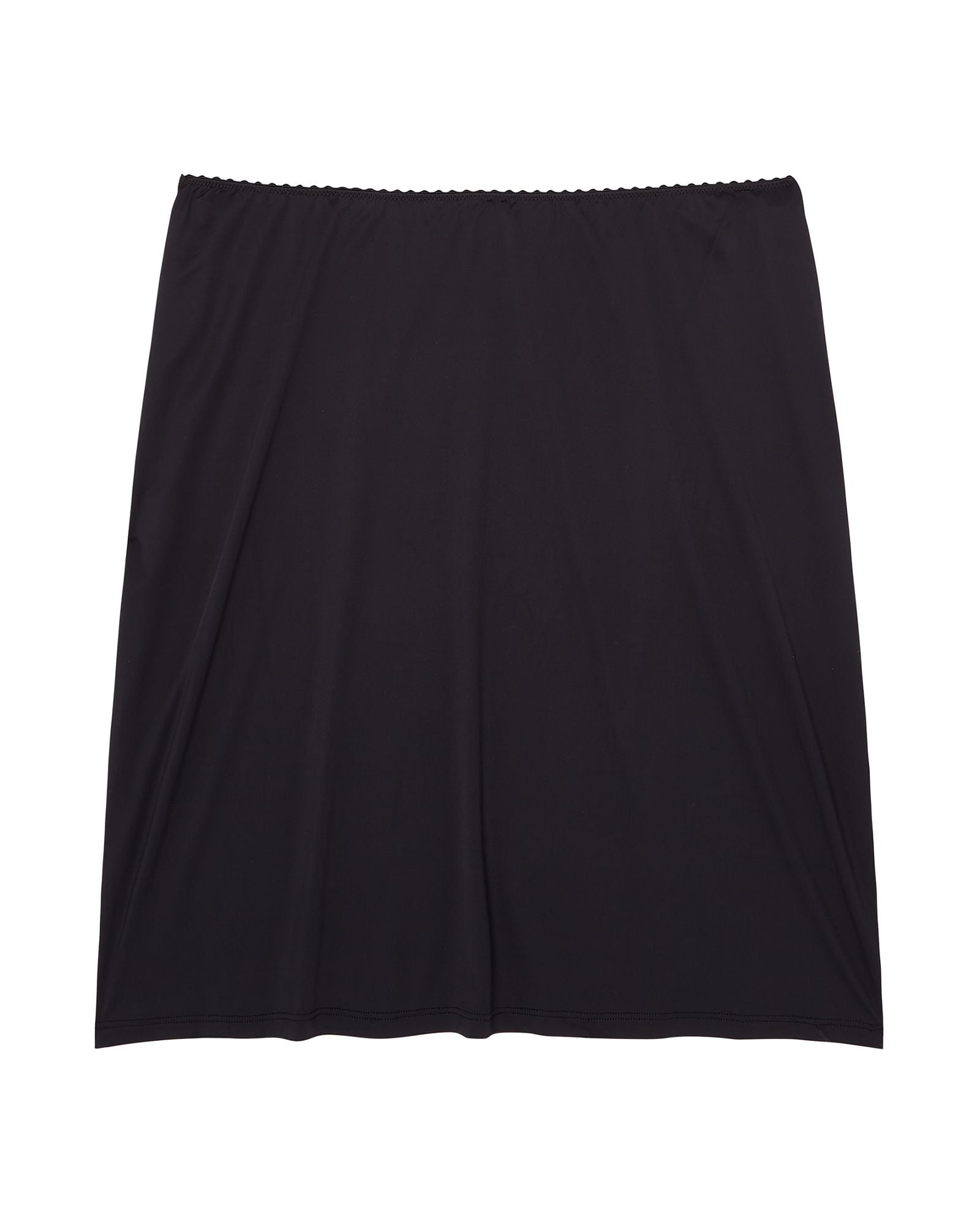 Hanro Satin Deluxe Half Slip in black